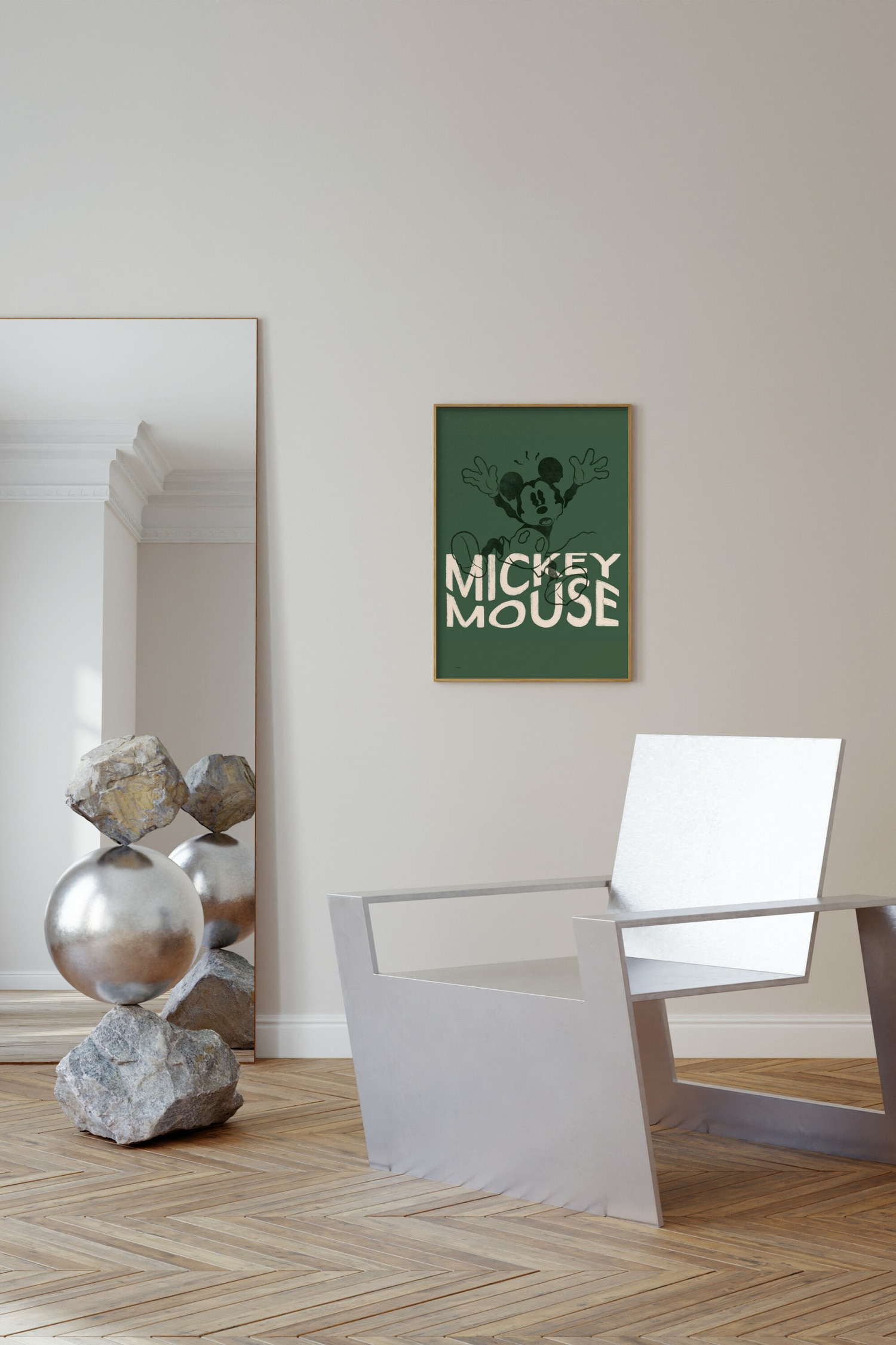 Disney - Wavy Mickey Green - Mickey Mouse