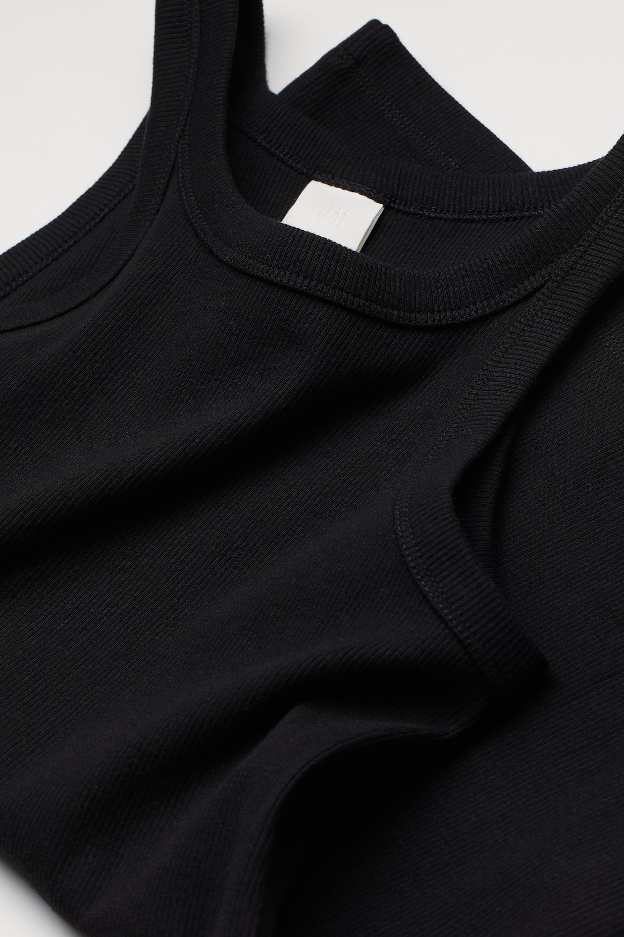 Ribbed vest top - image 2