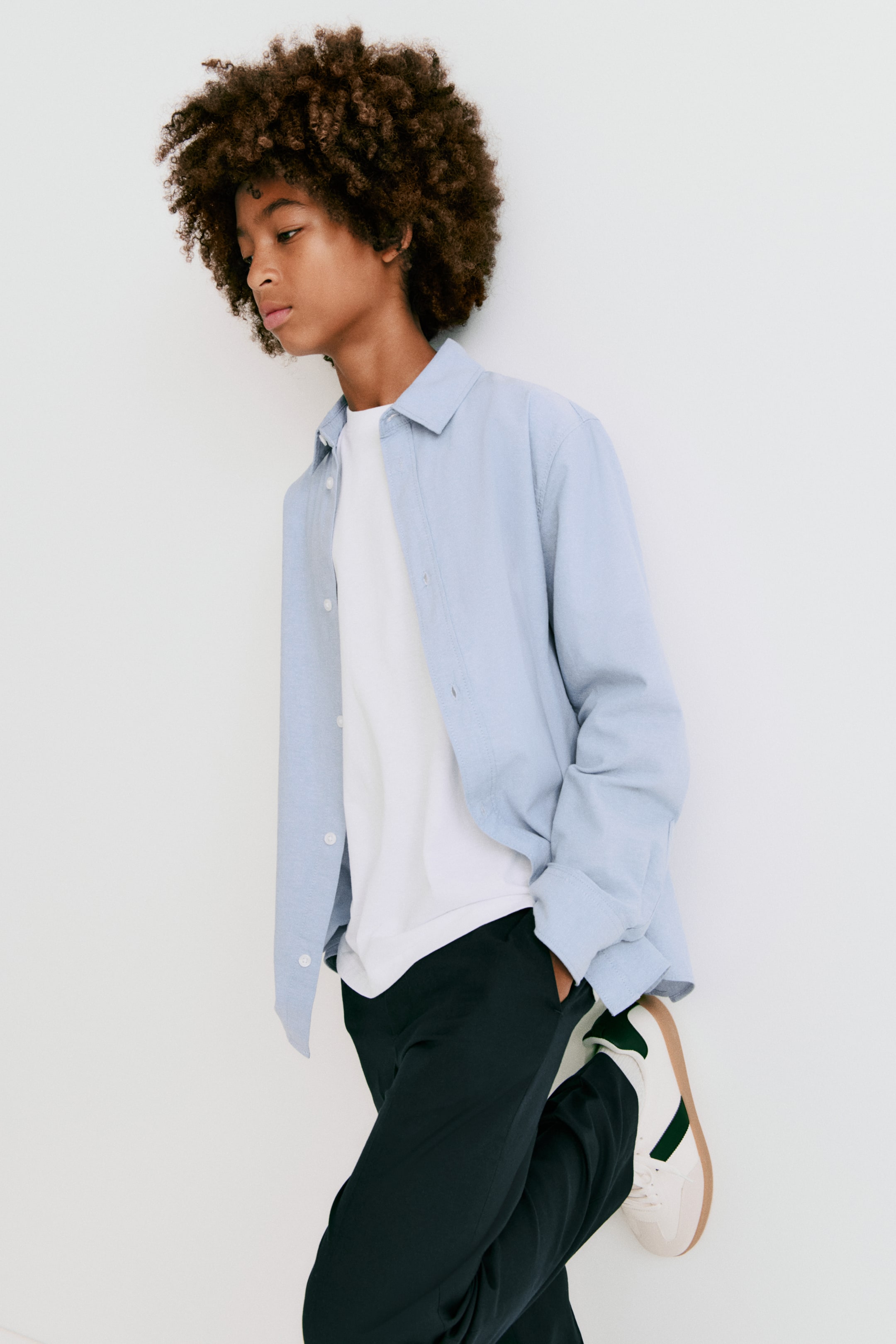 Детские рубашки H&M Cotton Shirt — фото 3