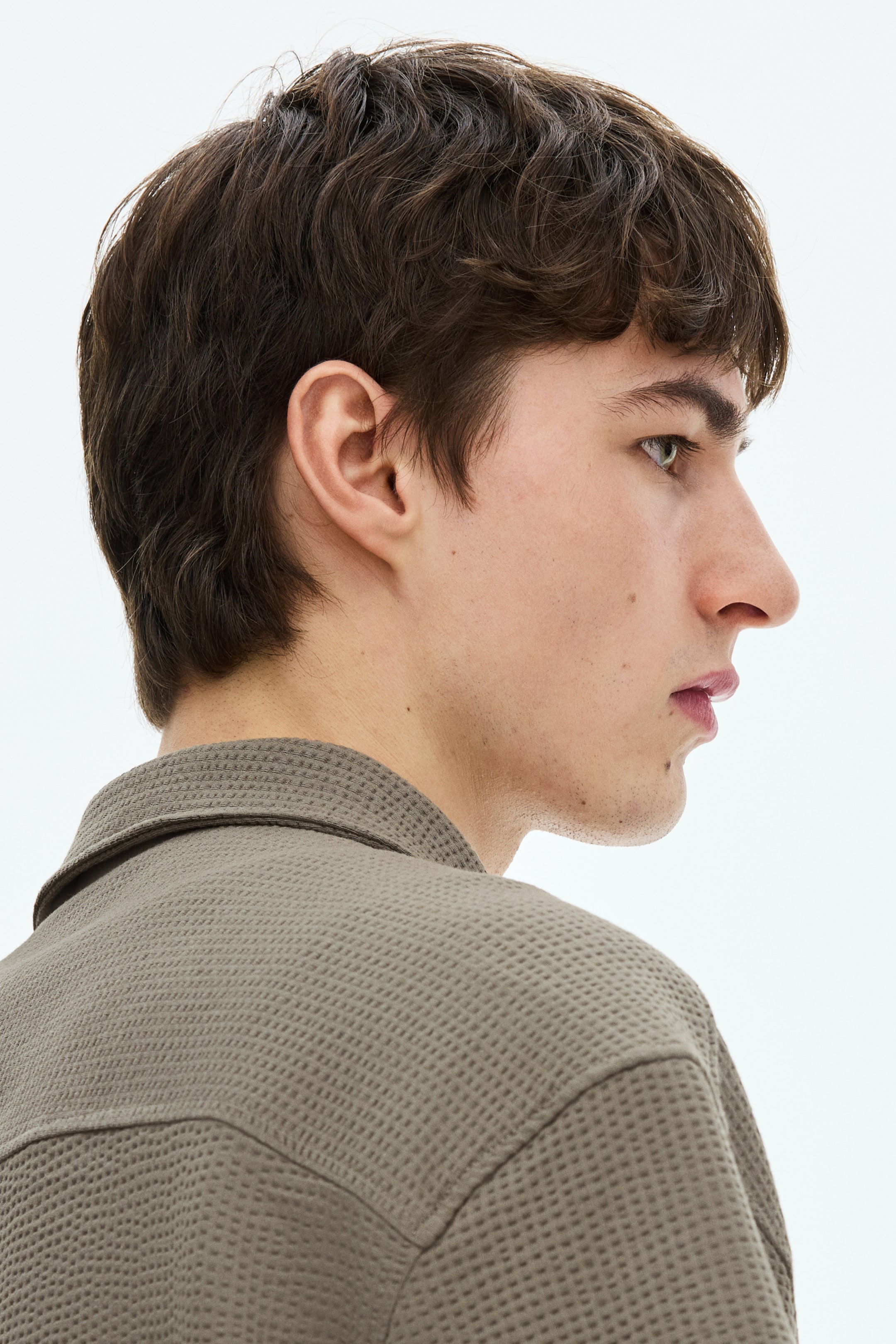 Relaxed-Fit Waffled Resort Shirt