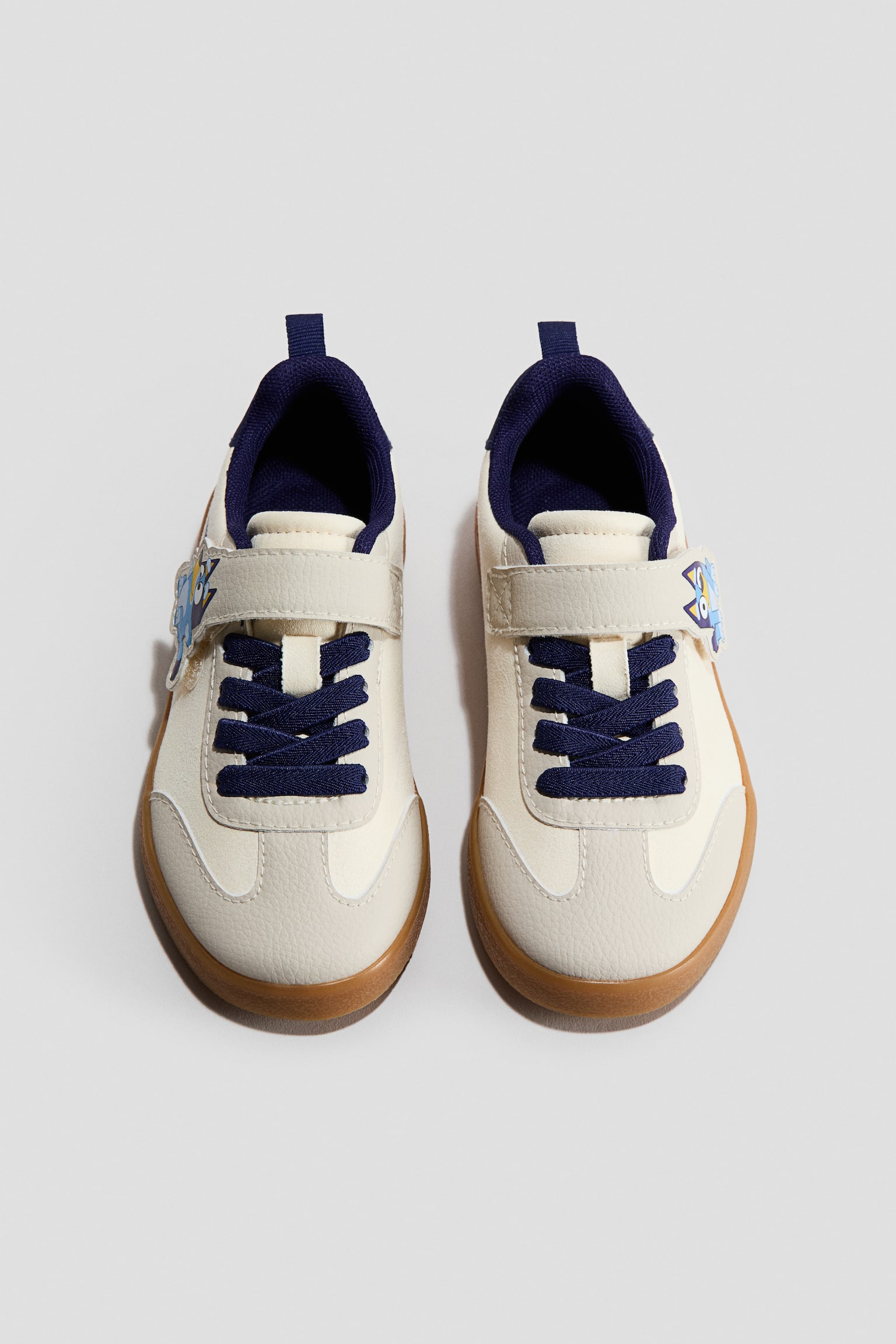 Детские кроссовки H&M Sneakers with Appliqués, цвет: Бежевый — фото 2
