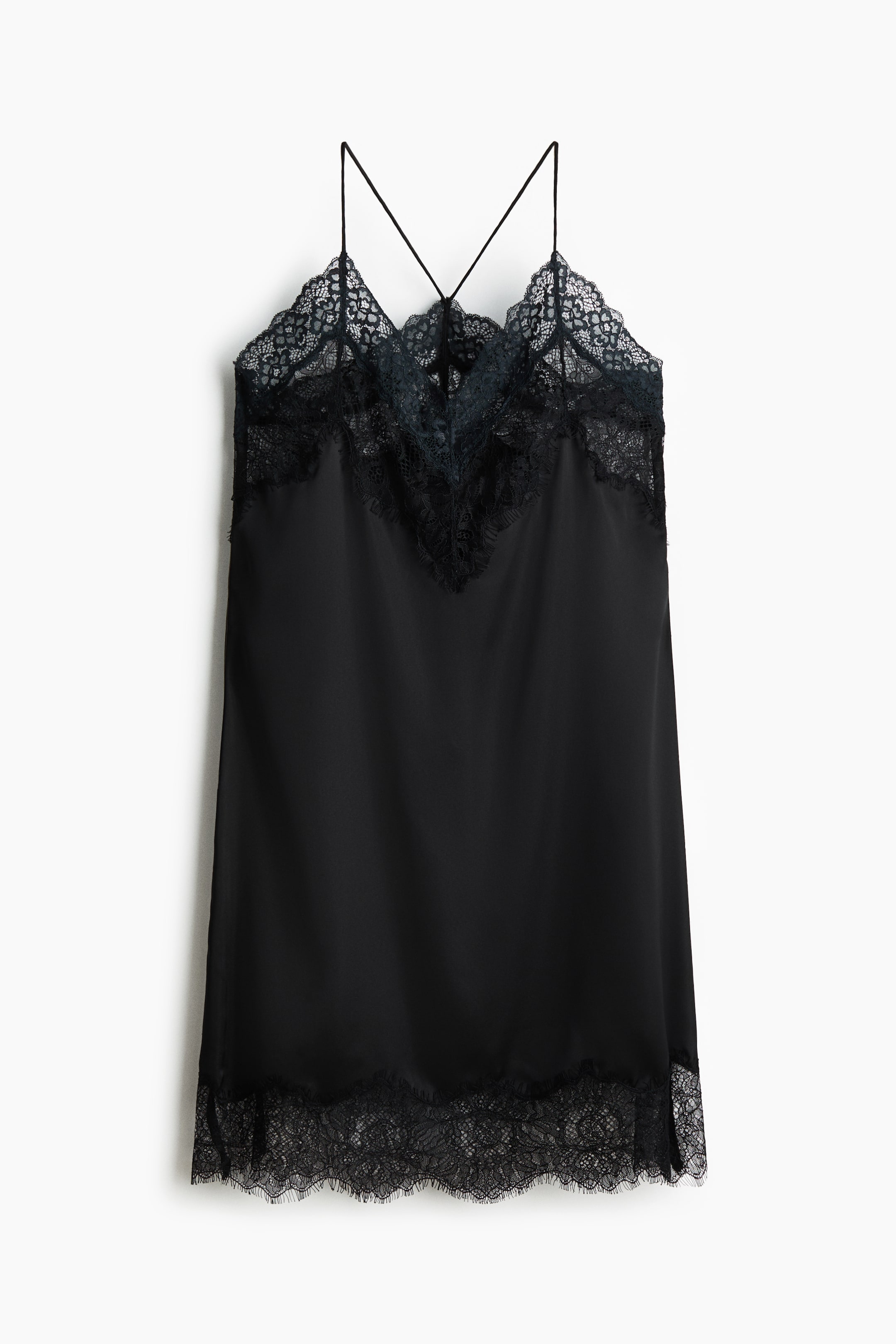 h&m satin dress