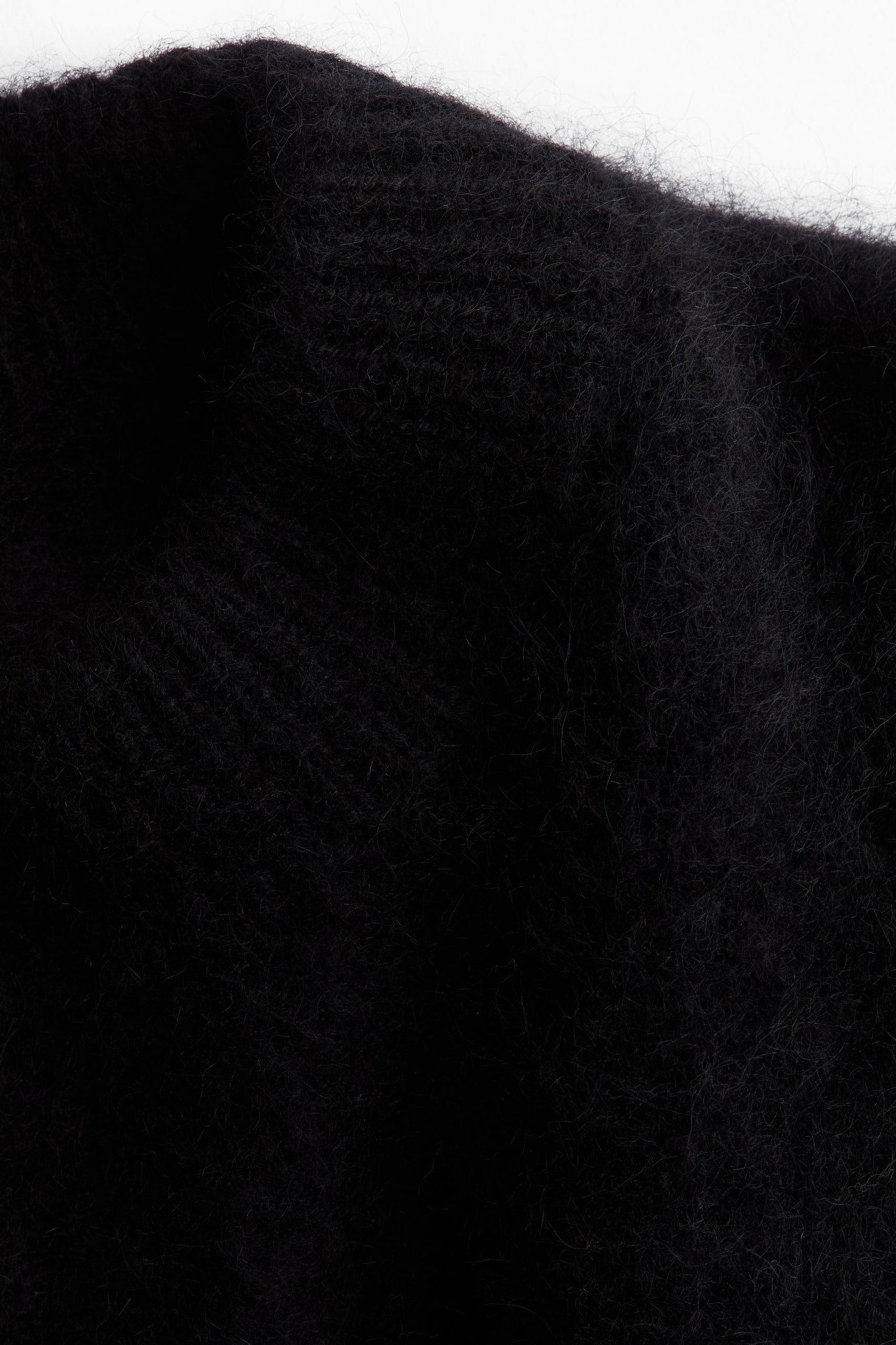 Женский свитер H&M Oversized Wool, цвет: Чёрный — фото 5