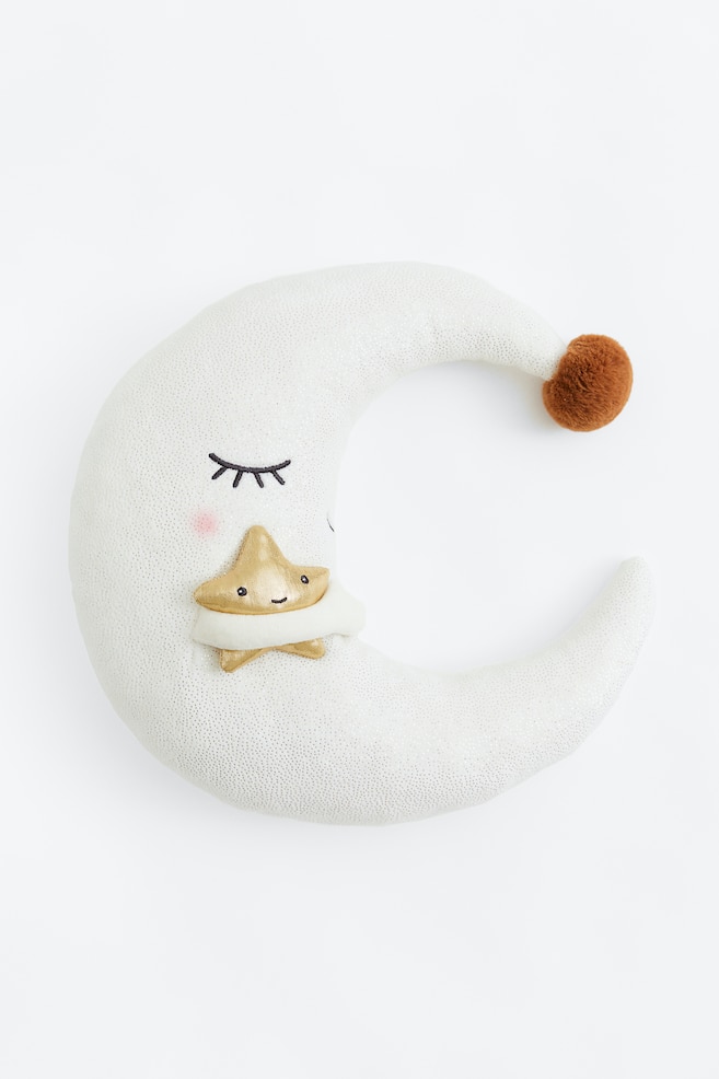Moon soft toy - White/Moon - 1