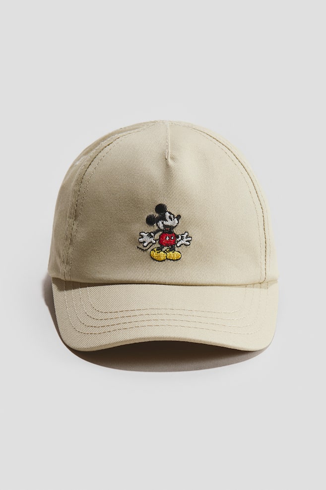Cotton cap - Light beige/Mickey Mouse/Pink/Hello Kitty/Light brown/Snoopy/Cream/Hello Kitty/Dusty blue/Bluey/Bright blue/Mickey Mouse - 1