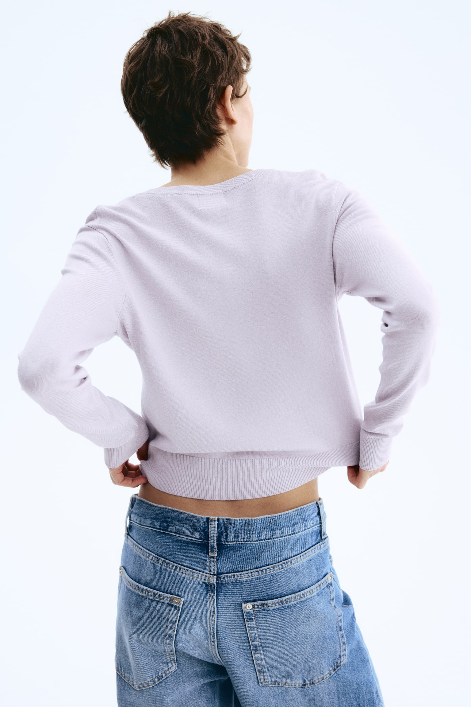 Кардиган тонкої в'язки - Бузковий/Black/Світло-жовтий/Світло-бежевий/Оливково-зелений/Яскраво-помаранчевий/Світлий сірувато-бежевий/Білий/чорні смужки - 4