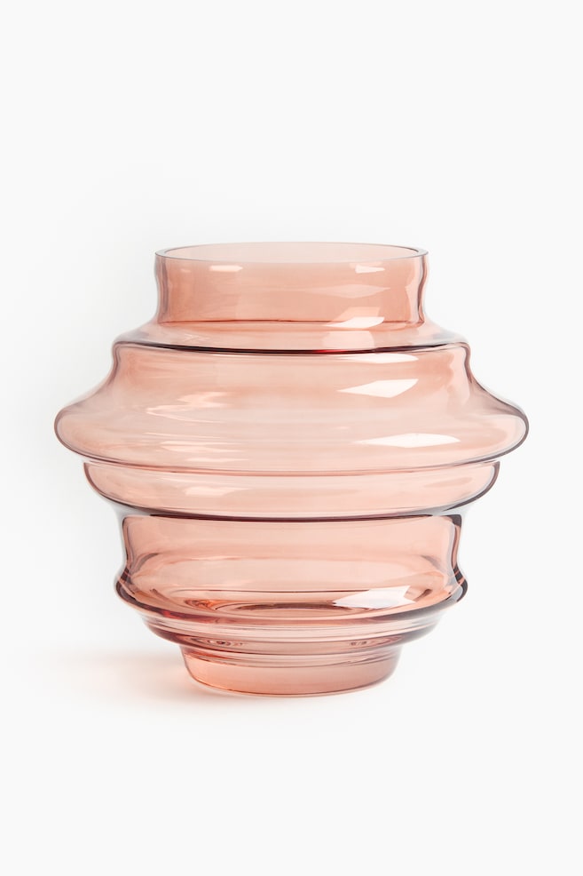 Grand vase à étages - Rose/Transparent - 1