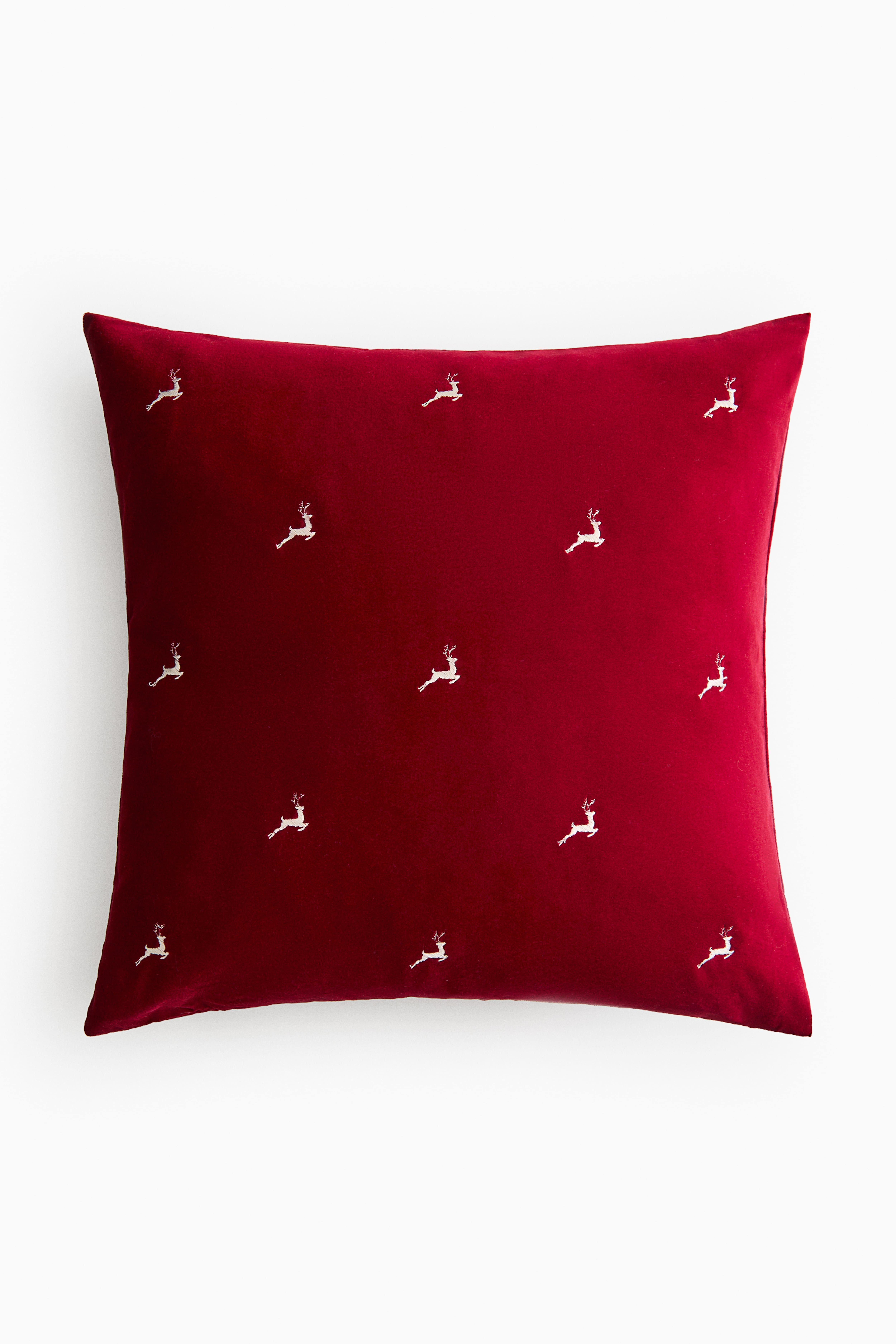 Embroidered-Motif Cushion Cover