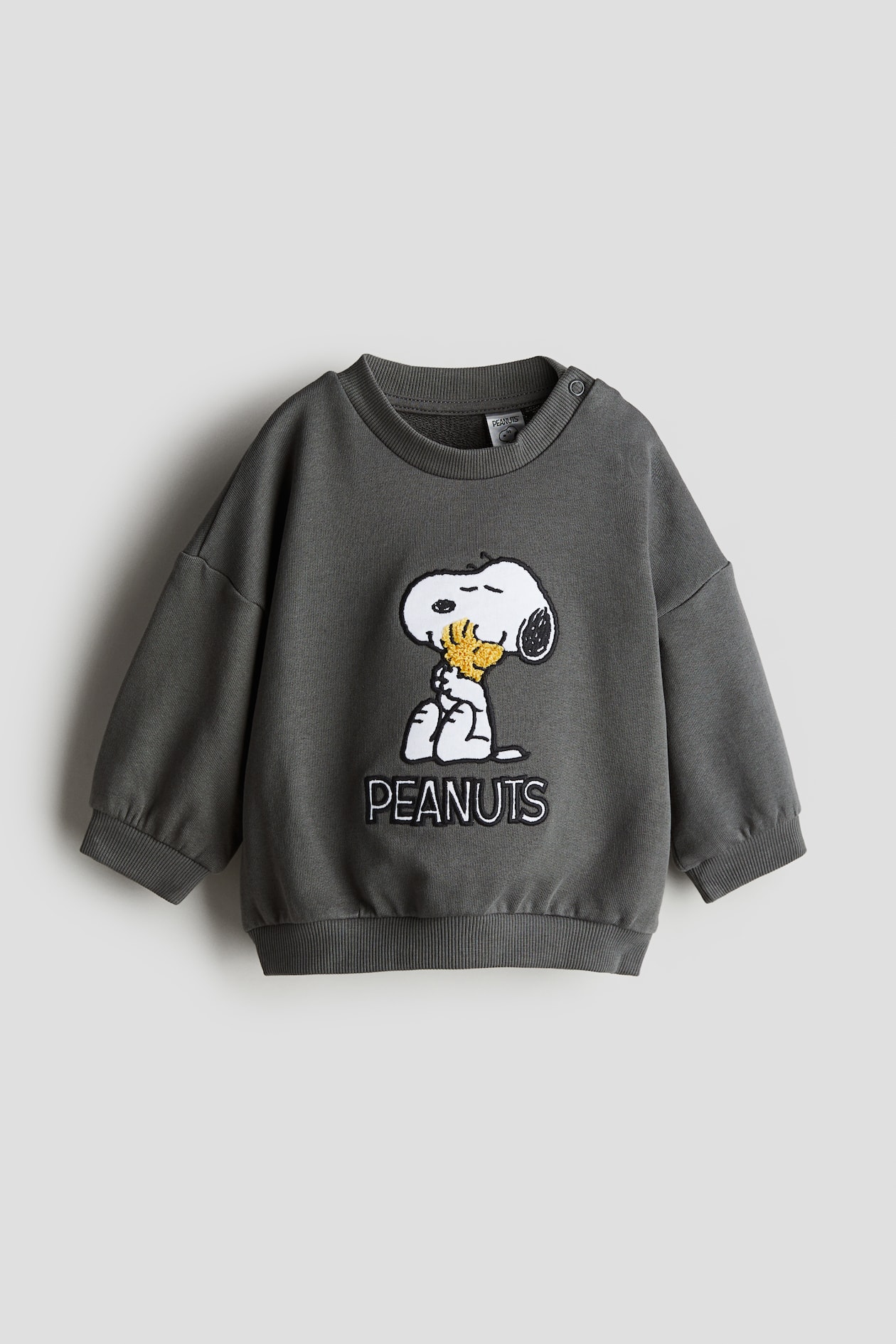 Dark gray/Snoopy Sweatshirt with Motif for kids H&M CA