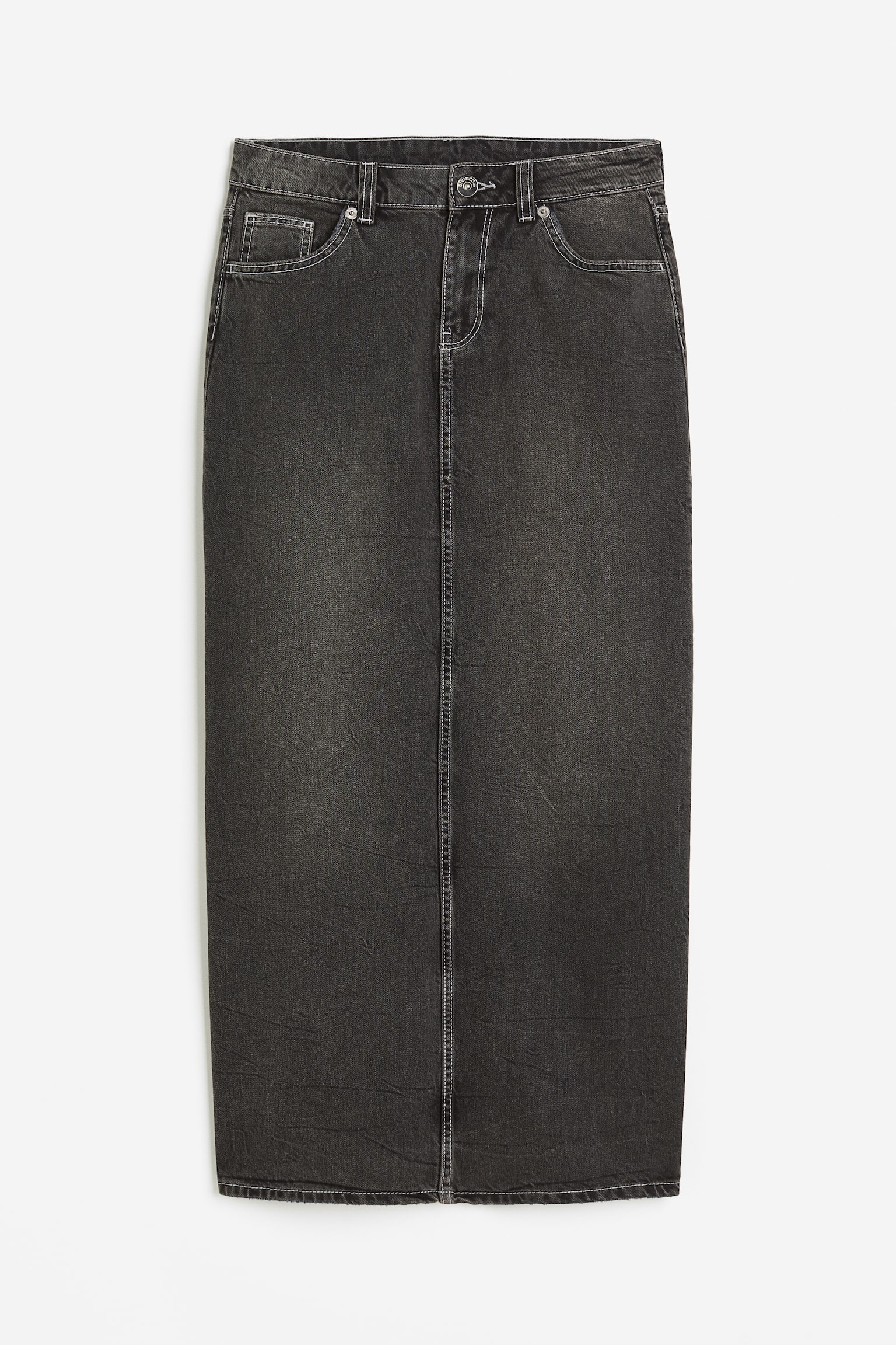 Denim Skirt - Dark grey/Denim blue - 1