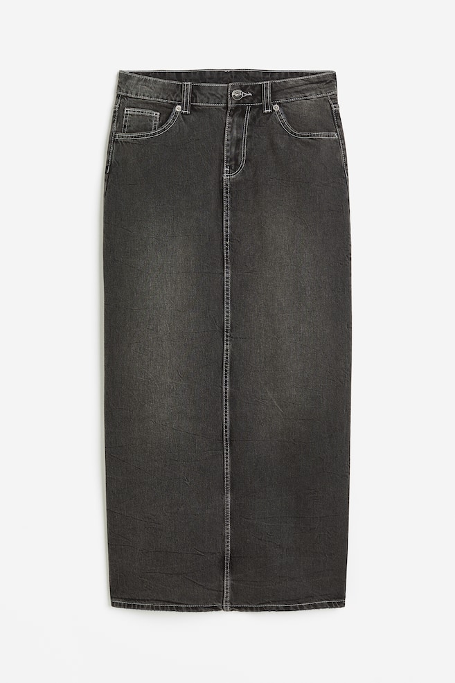 Denim skirt - Dark grey/Denim blue - 2