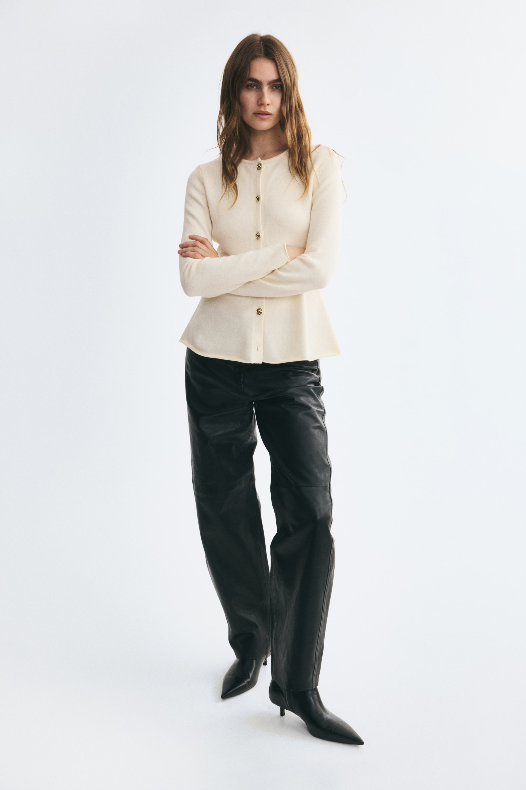 View larger image: Peplum cardigan - Cream - Ladies | H&M 1