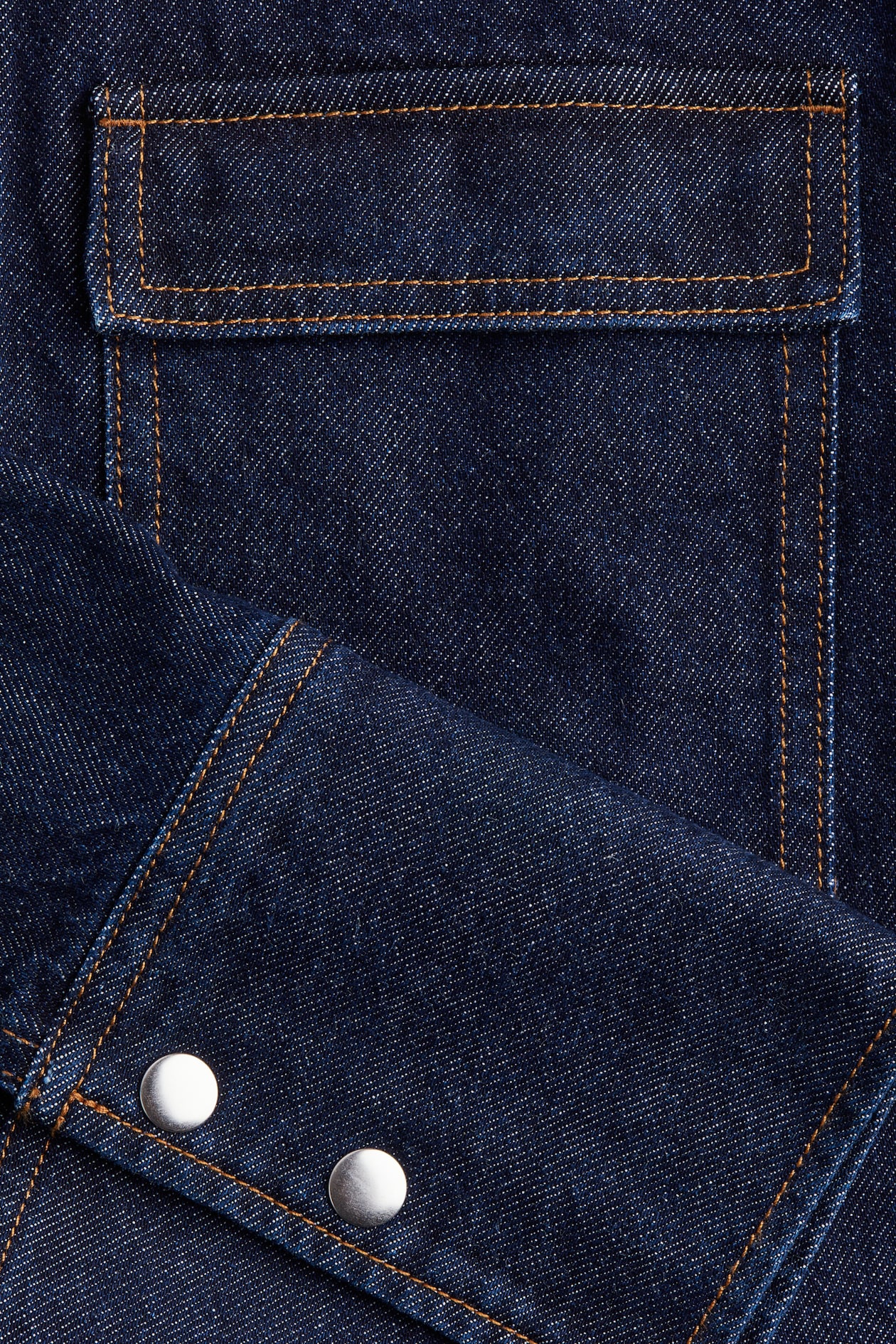 Denim Pullover Shirt - image 2