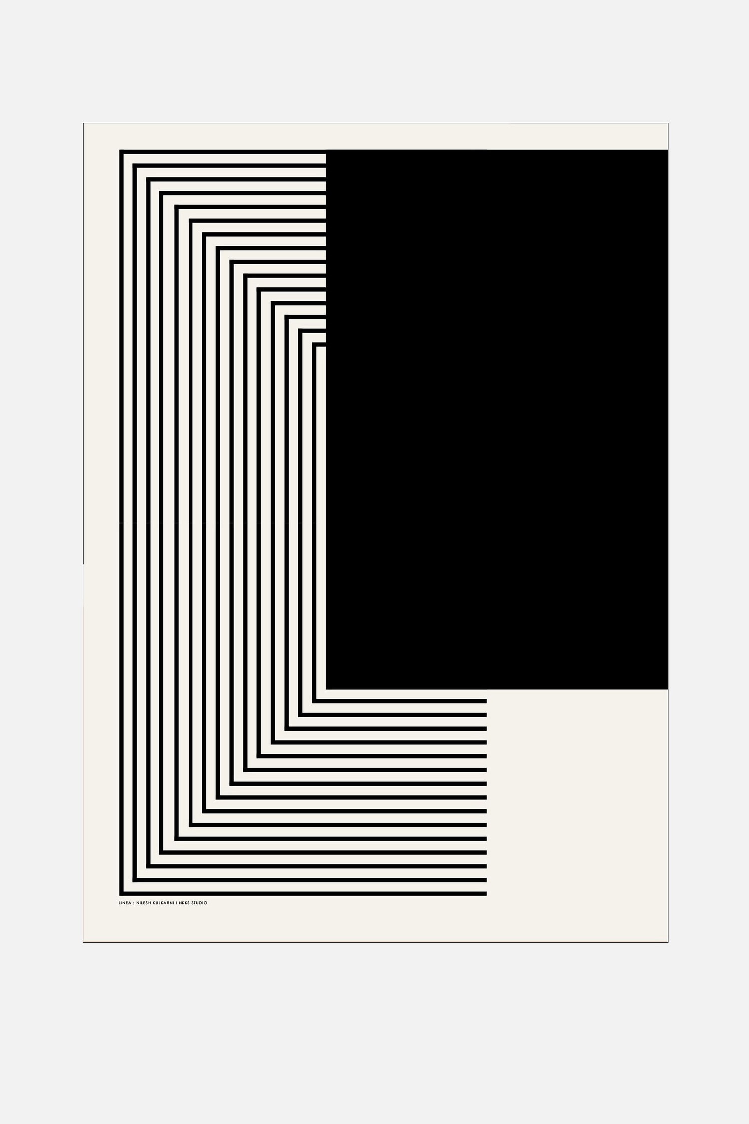 Poster & Frame - Nkks Studio - Linea - Mehrfarbig - size: 30x40