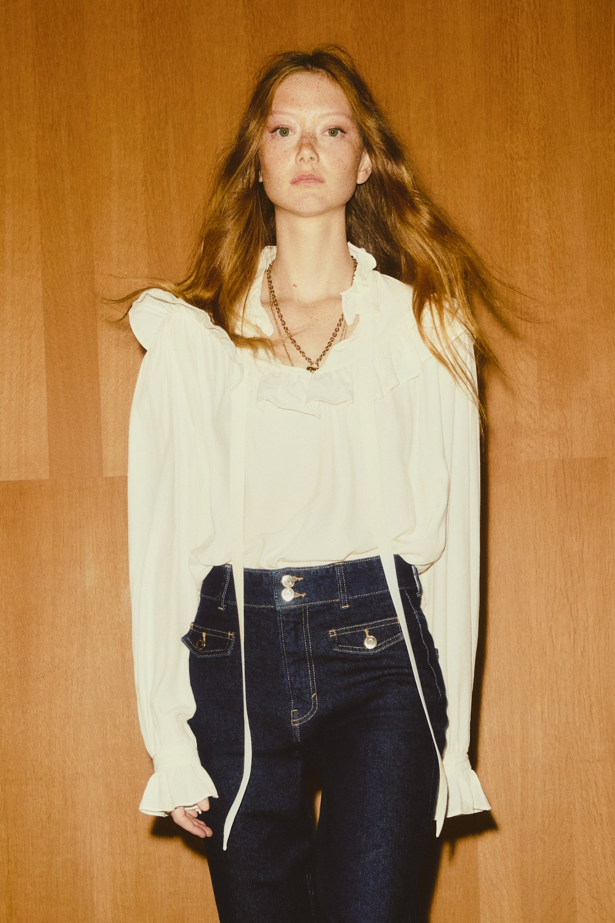 Ruffle-Trimmed Blouse - image 2