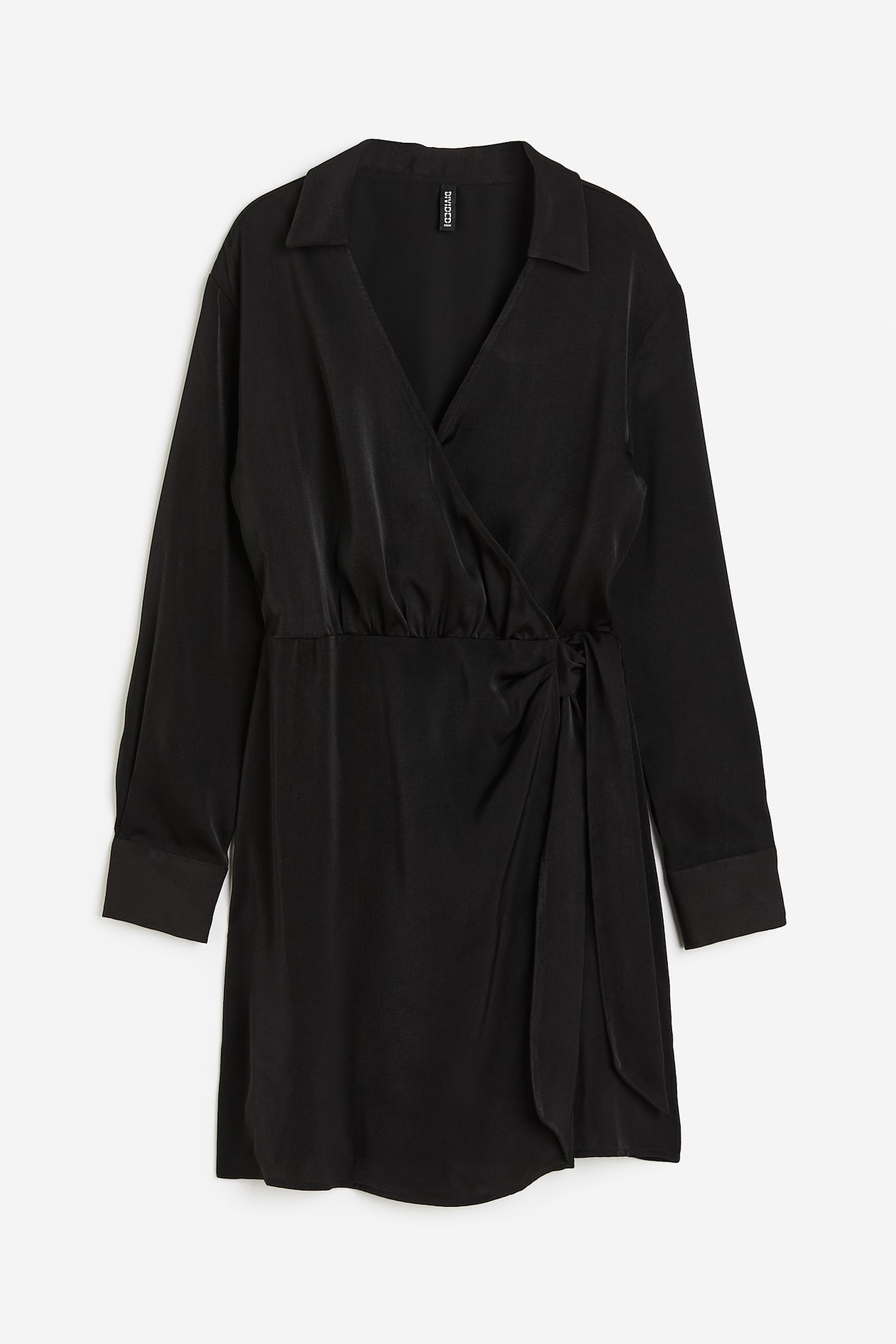 princess polly baby blue dress Wrap Dress - Black main image 0