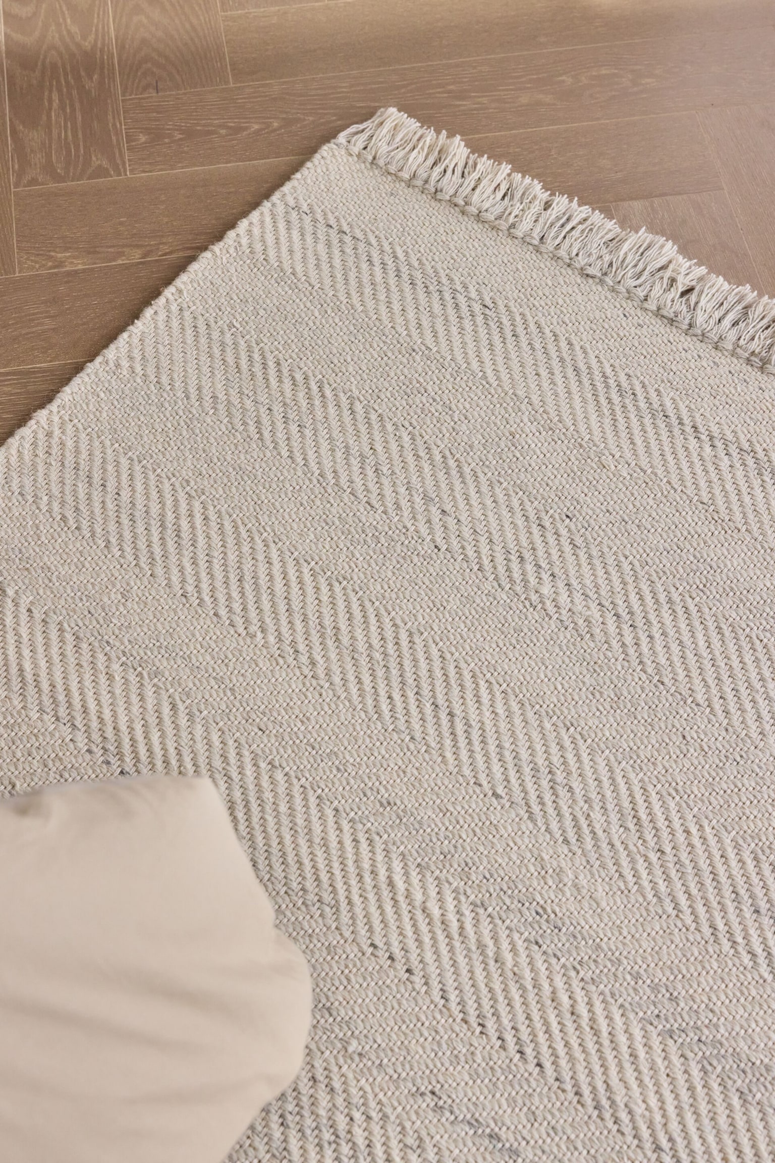Wollteppich Lars - Cream/Beige/Hellgrau - 5