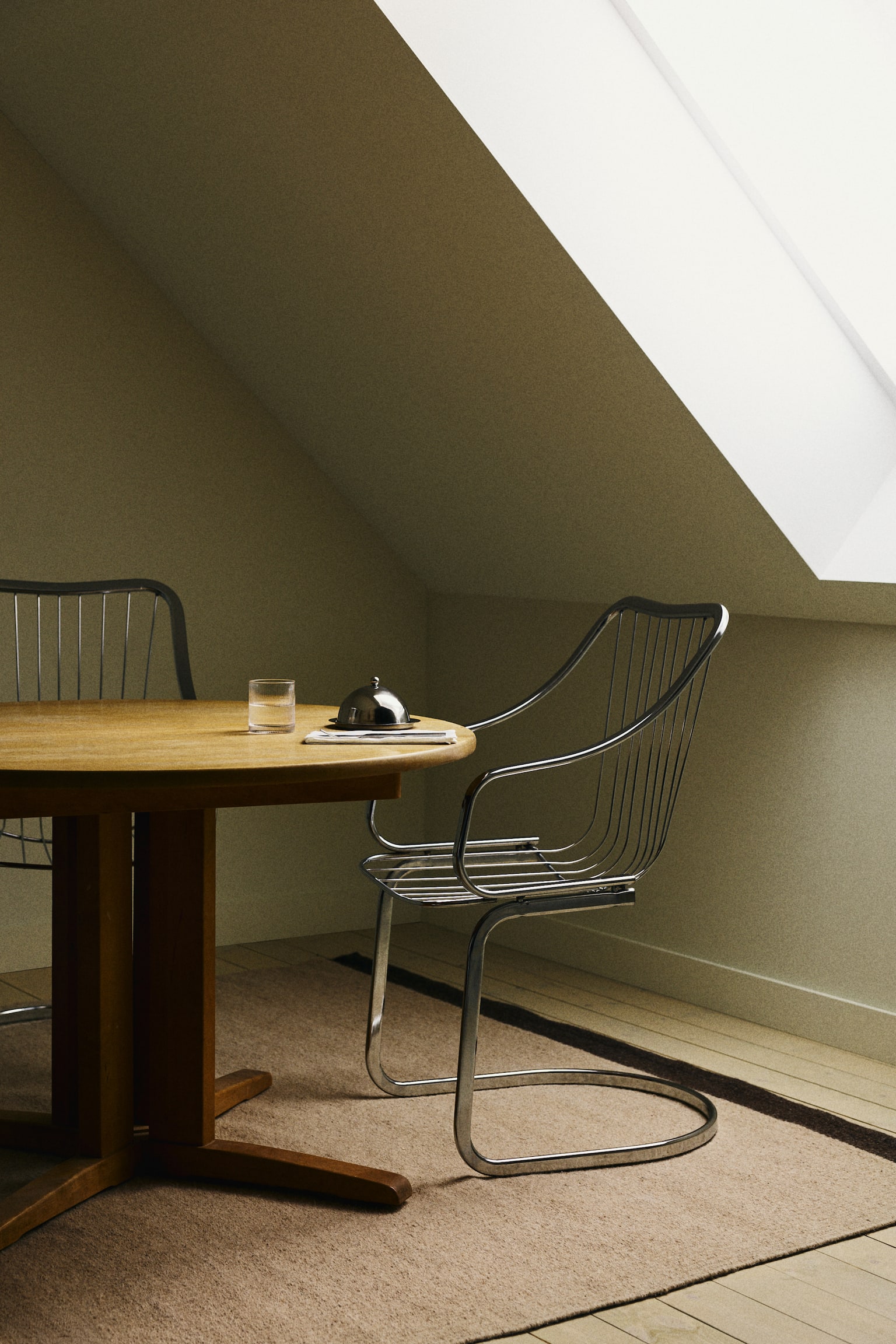 Large wool-blend rug - Beige - 2