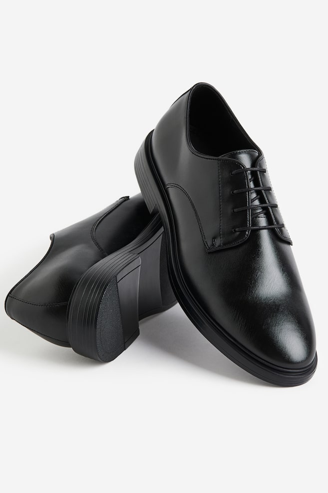 Derby shoes - Black/Brown - 2