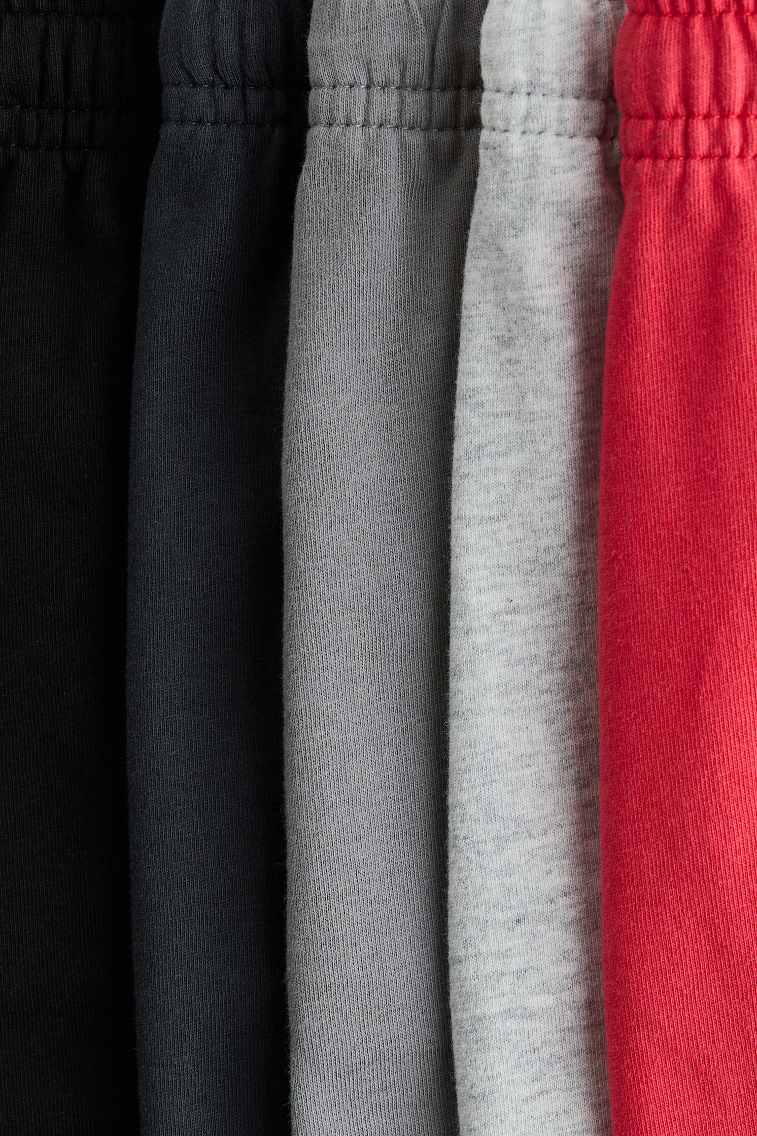 5-pack cotton jersey shorts-Red/Black - 2