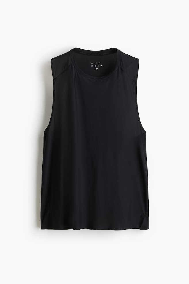 Sports Tank Top with DryMove™ - Black/Blush - 1