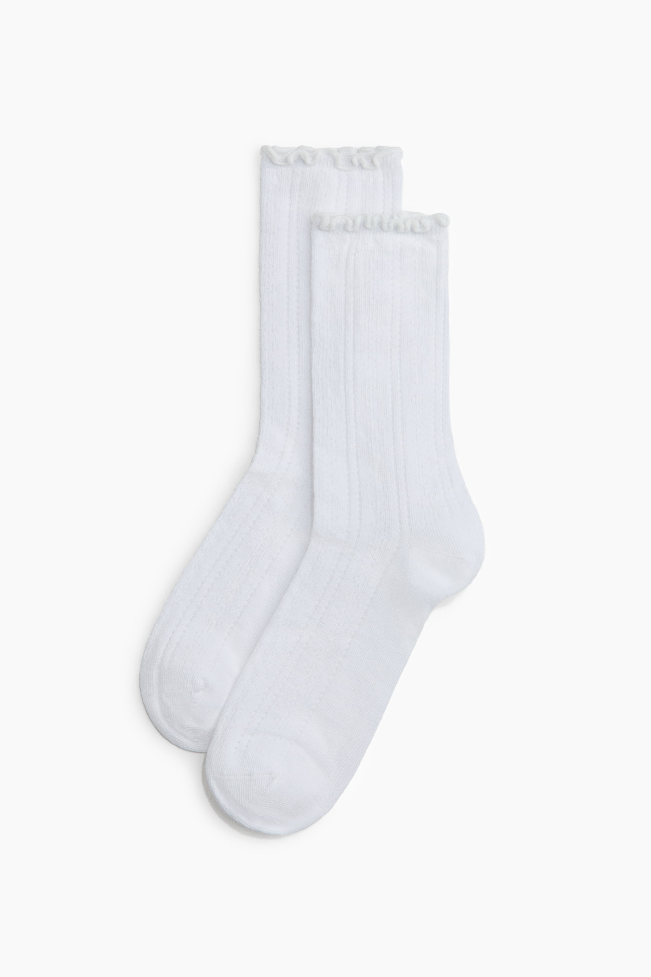 Ampliar la imagen: 5-pack pointelle-knit socks - Blanco - Ladies | H&M MX 2