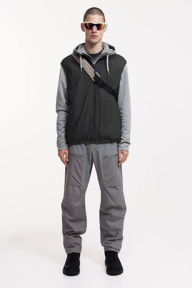 Water-repellent outdoor trousers - Dark grey/Black - 1
