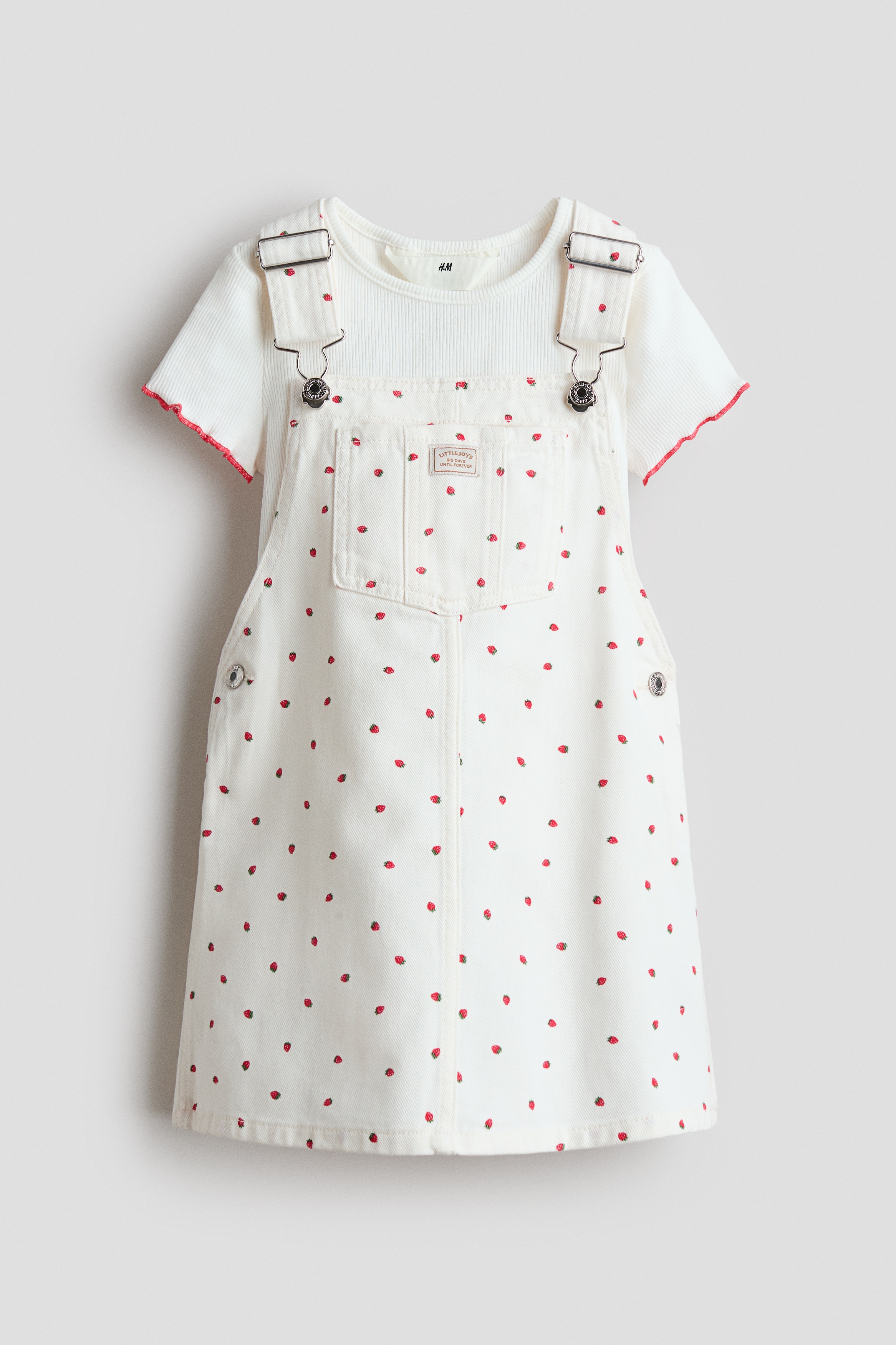 H & M - Zweiteiler aus Baumwolle - Weiß - Kinder