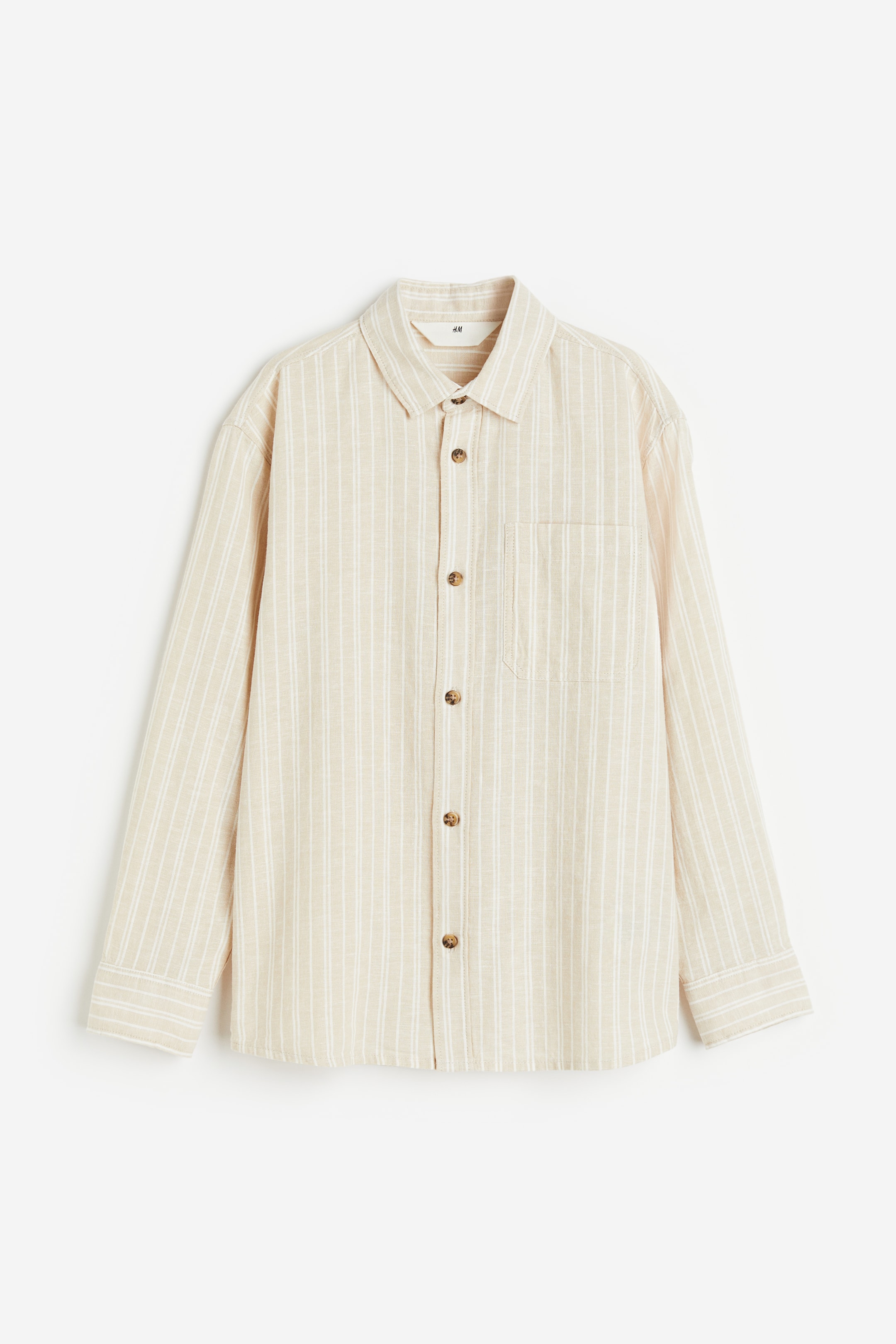 Linen-blend Shirt