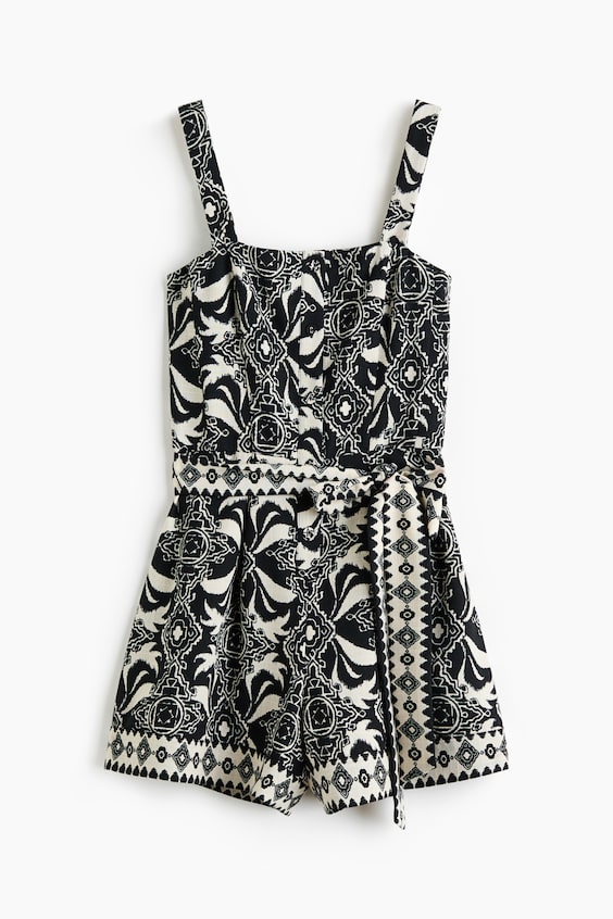 Женские комбинезоны H&M Tie-Belt Romper