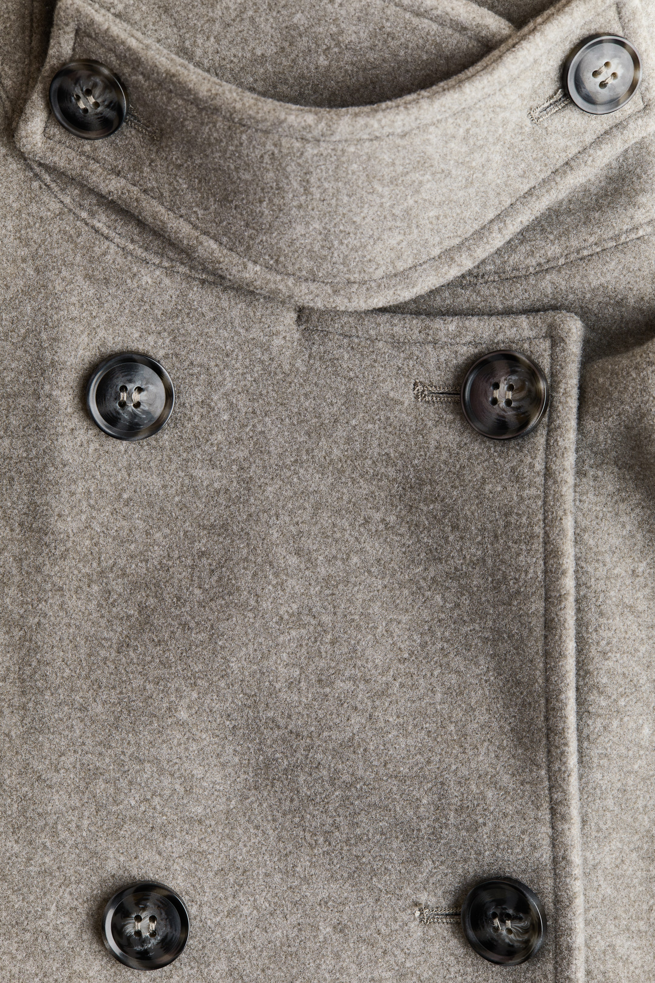 Brushed Cape Jacket