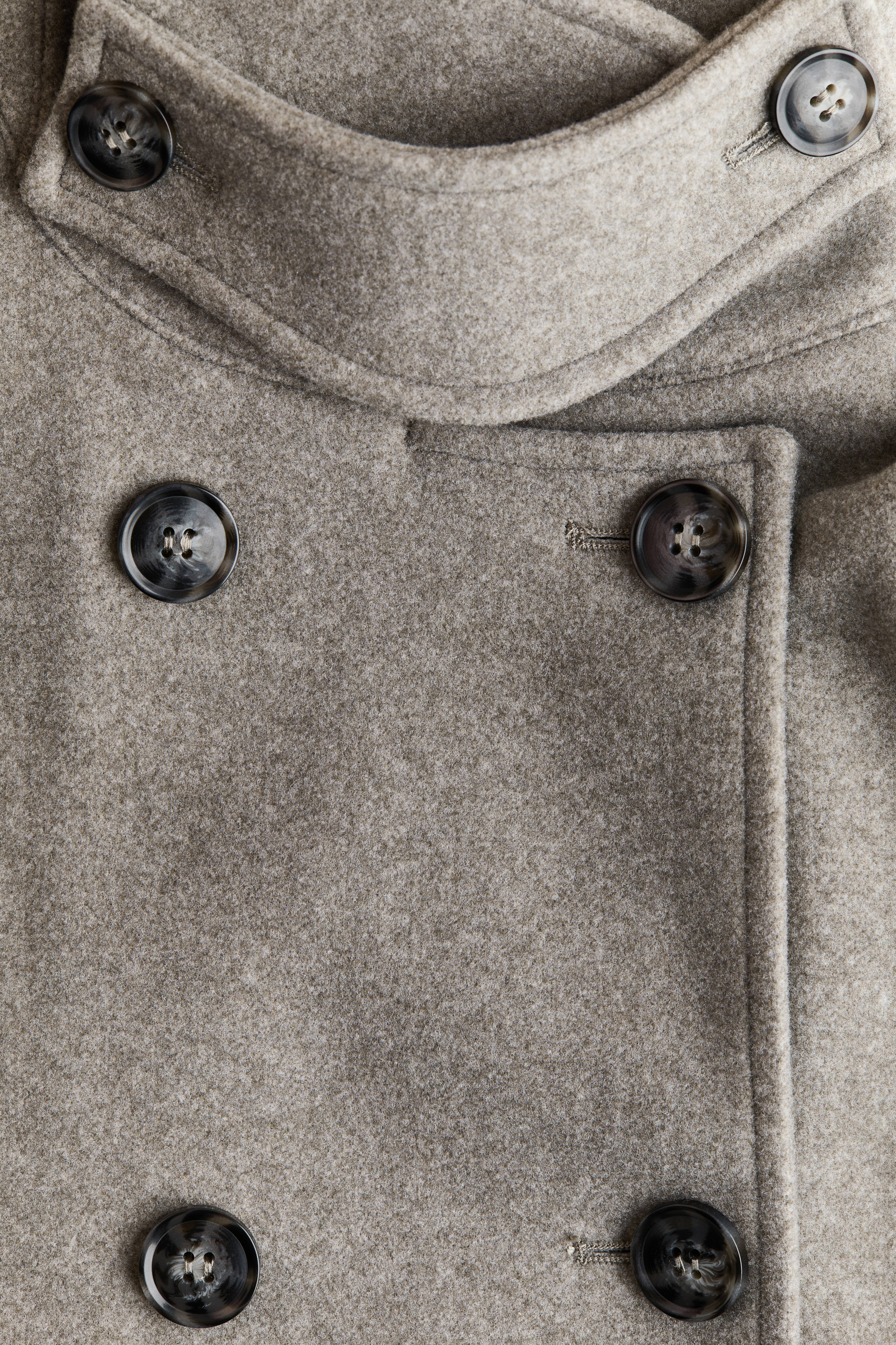 Brushed Cape Jacket