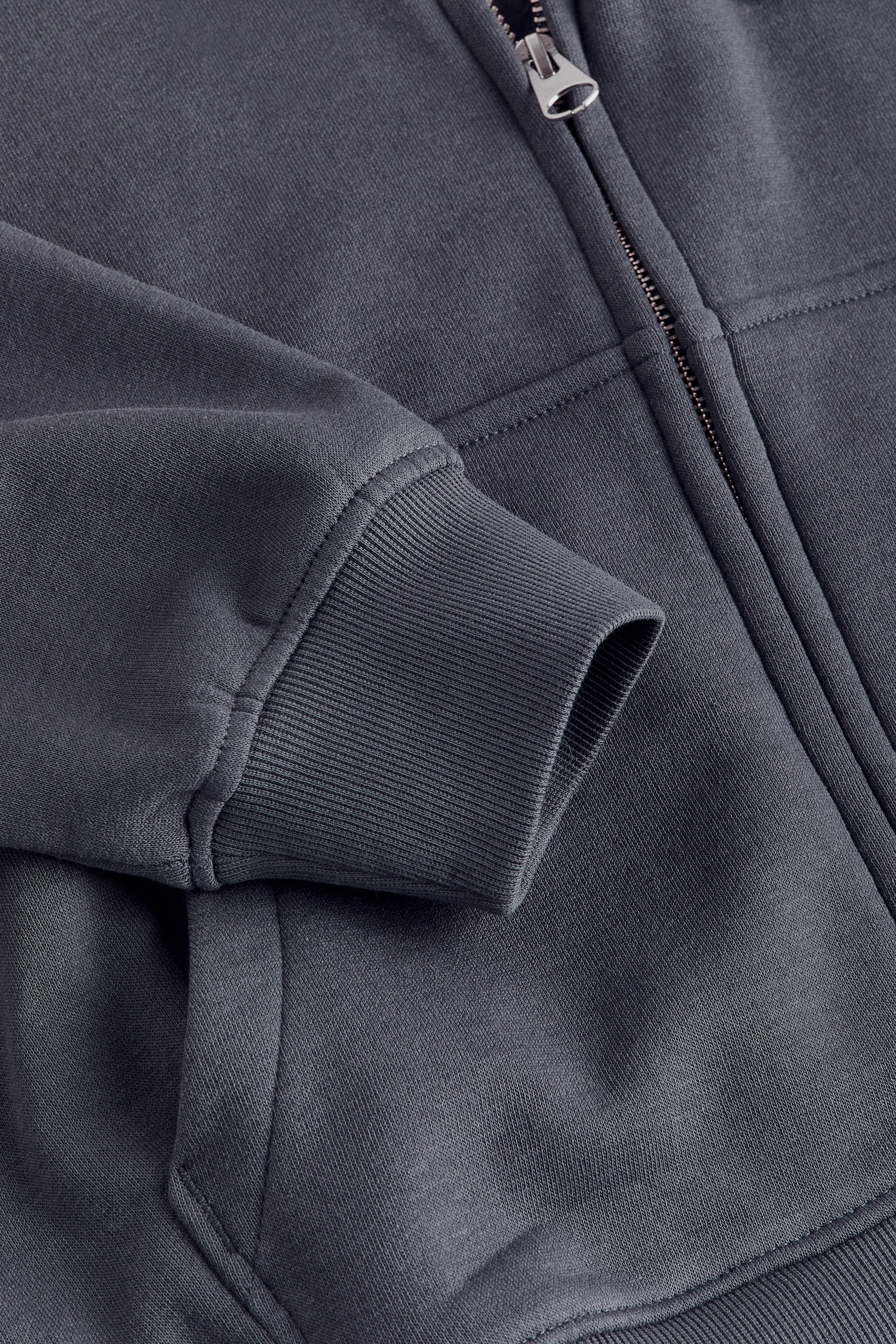 Embroidered Hooded Jacket - Dark gray/Athletic Club - Ladies | H&M CA