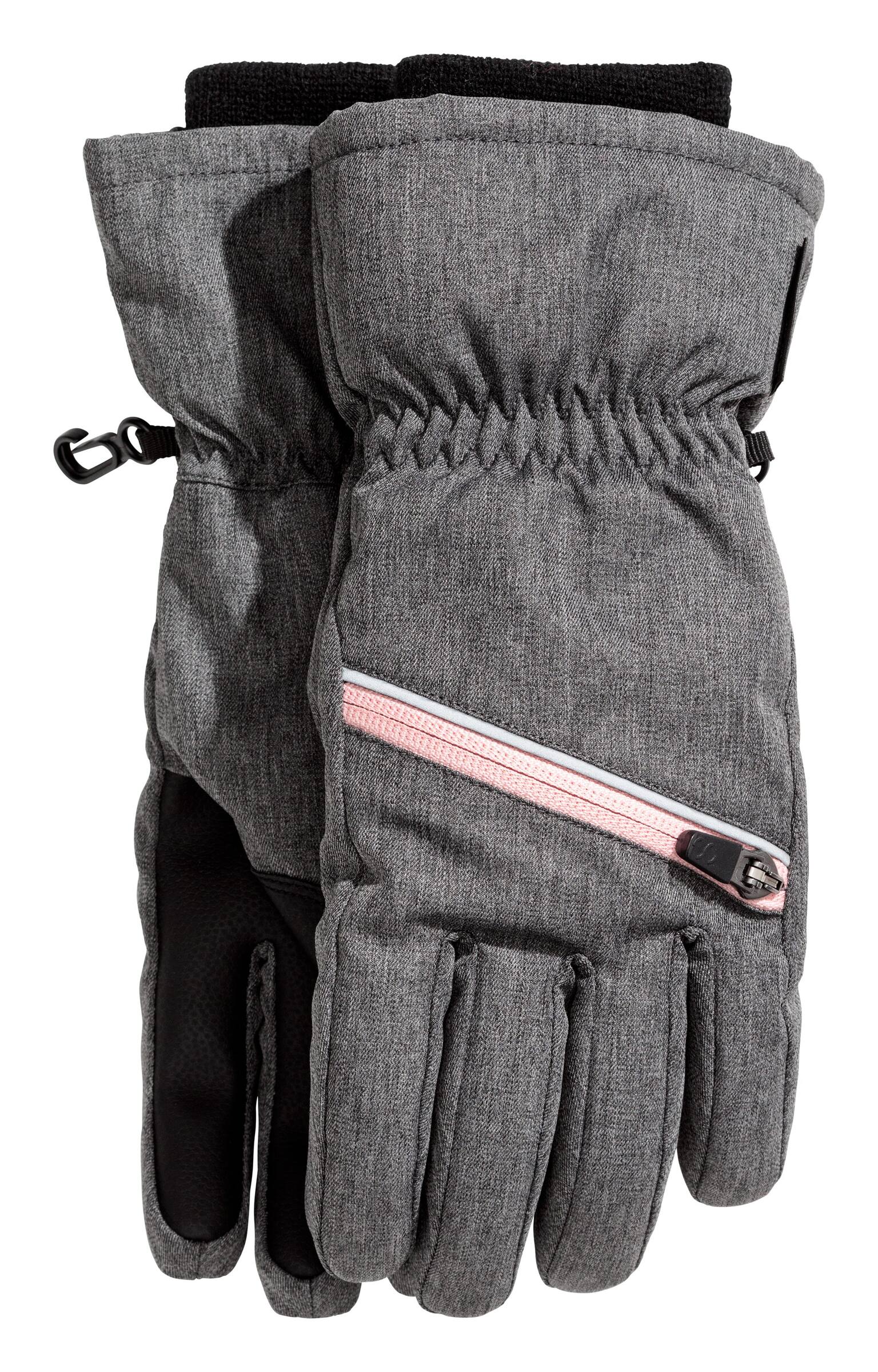 Gants de ski - Gris foncé chiné - 1