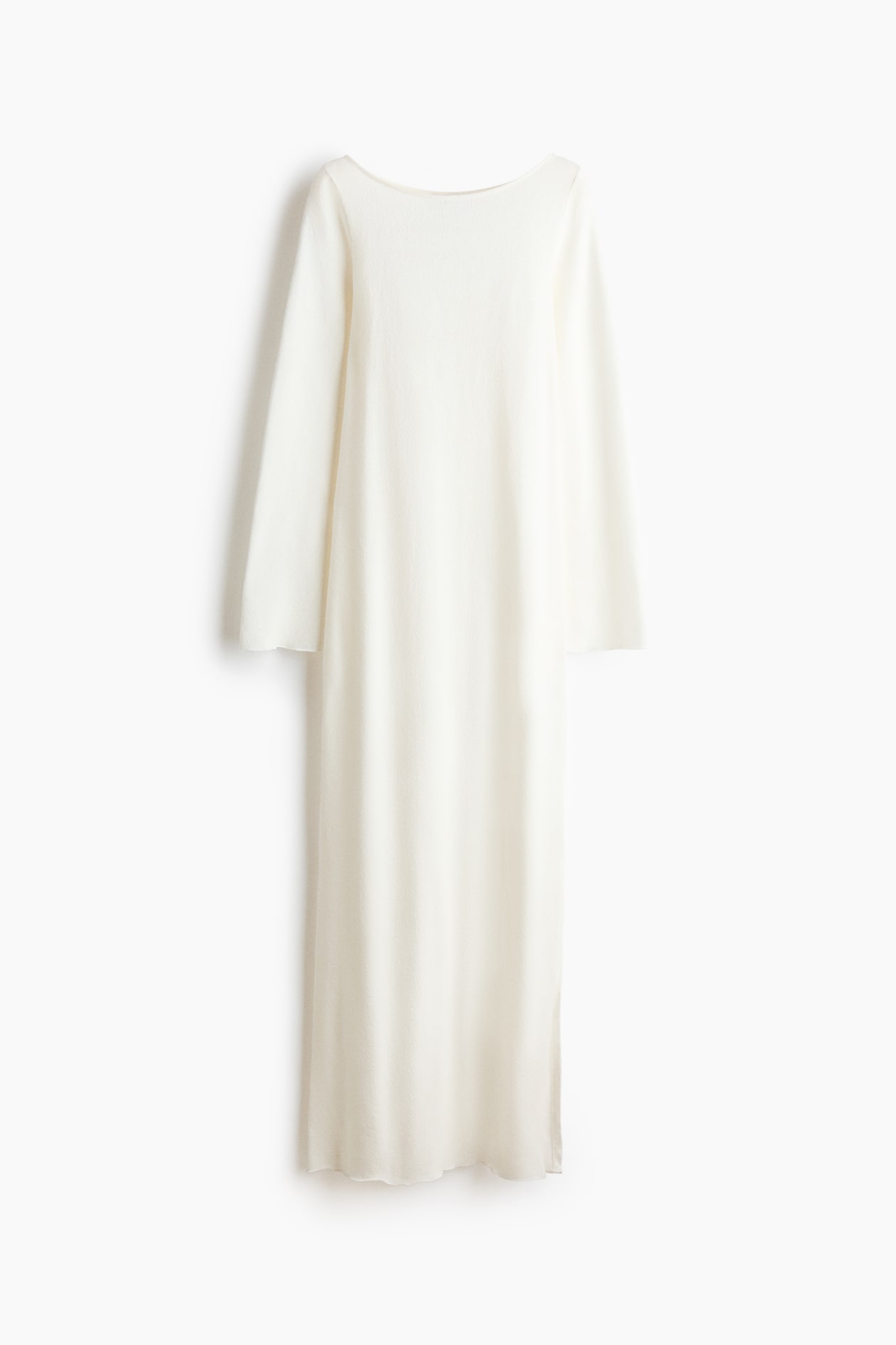 Fine-Knit Boat-Neck Dress