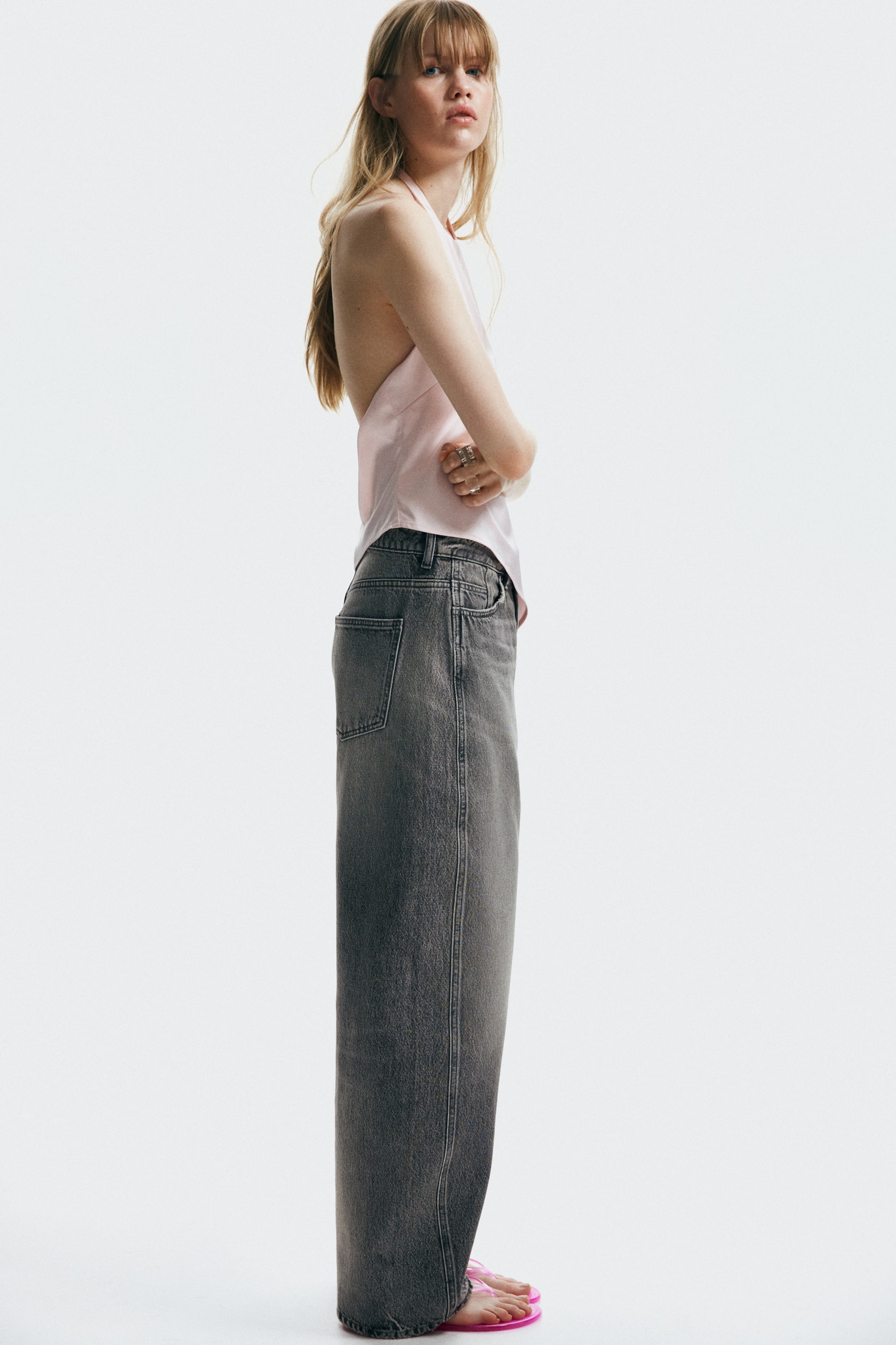 Женские джинсы H&M Baggy High Jeans — фото 7