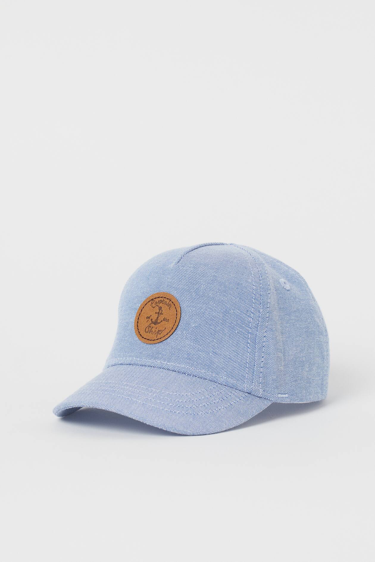 Cotton Cap - Light blue melange - Kids | H&M US