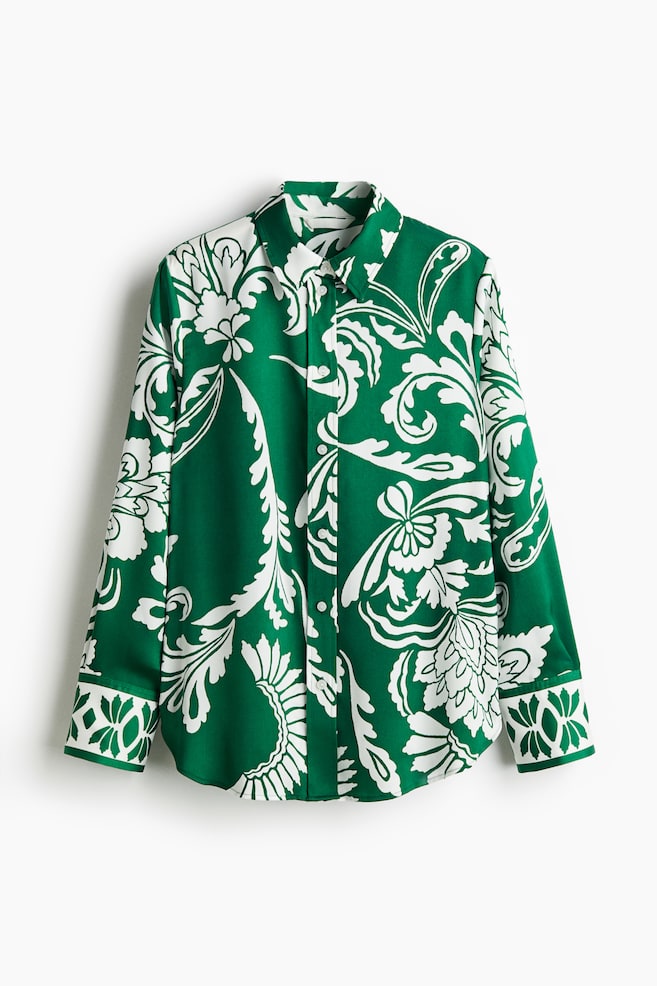 Pattern Shirt - Green/Pattern - 1