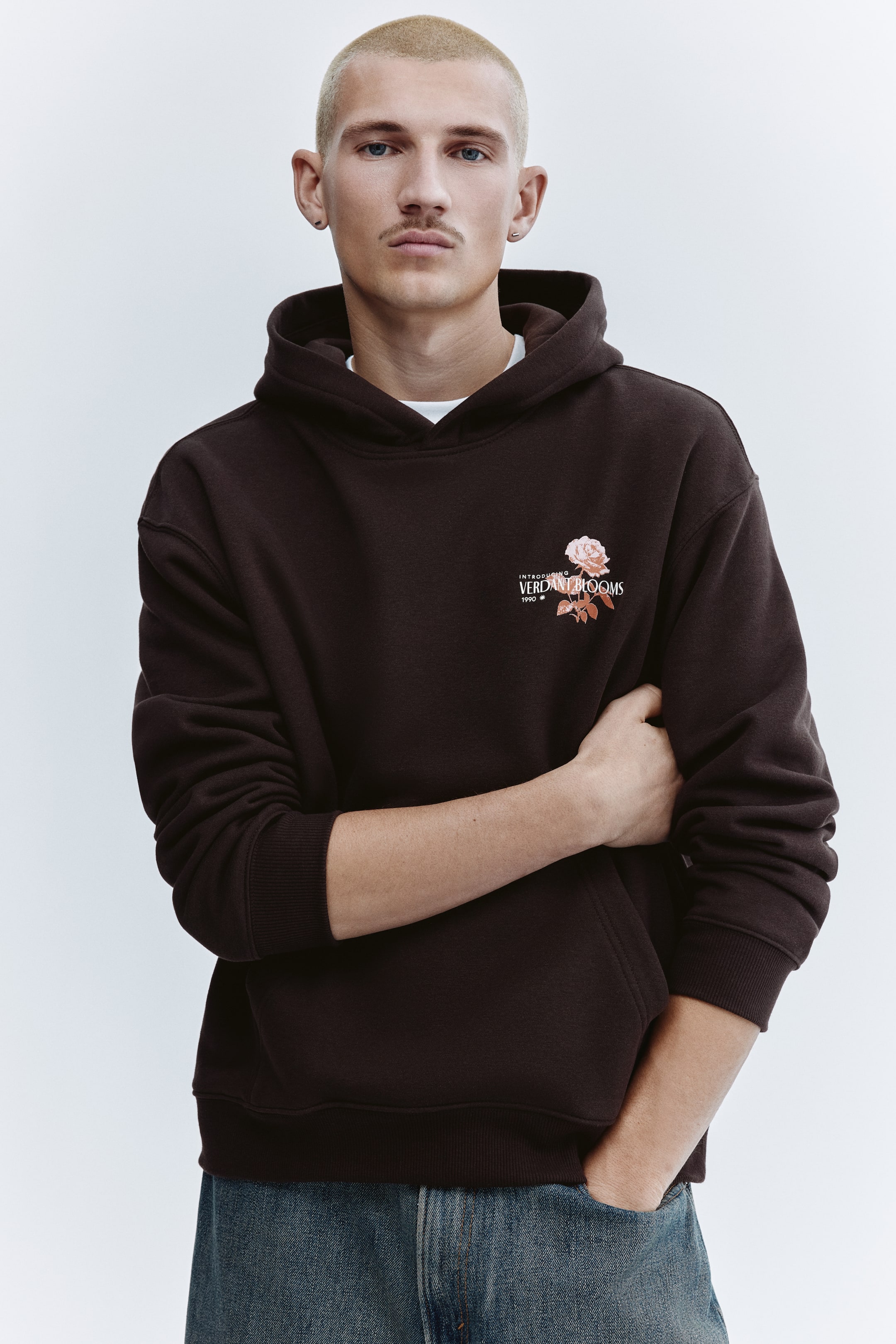 Felpa Lee Plain Hoodie con cappuccio da uomo rif. L80YRF