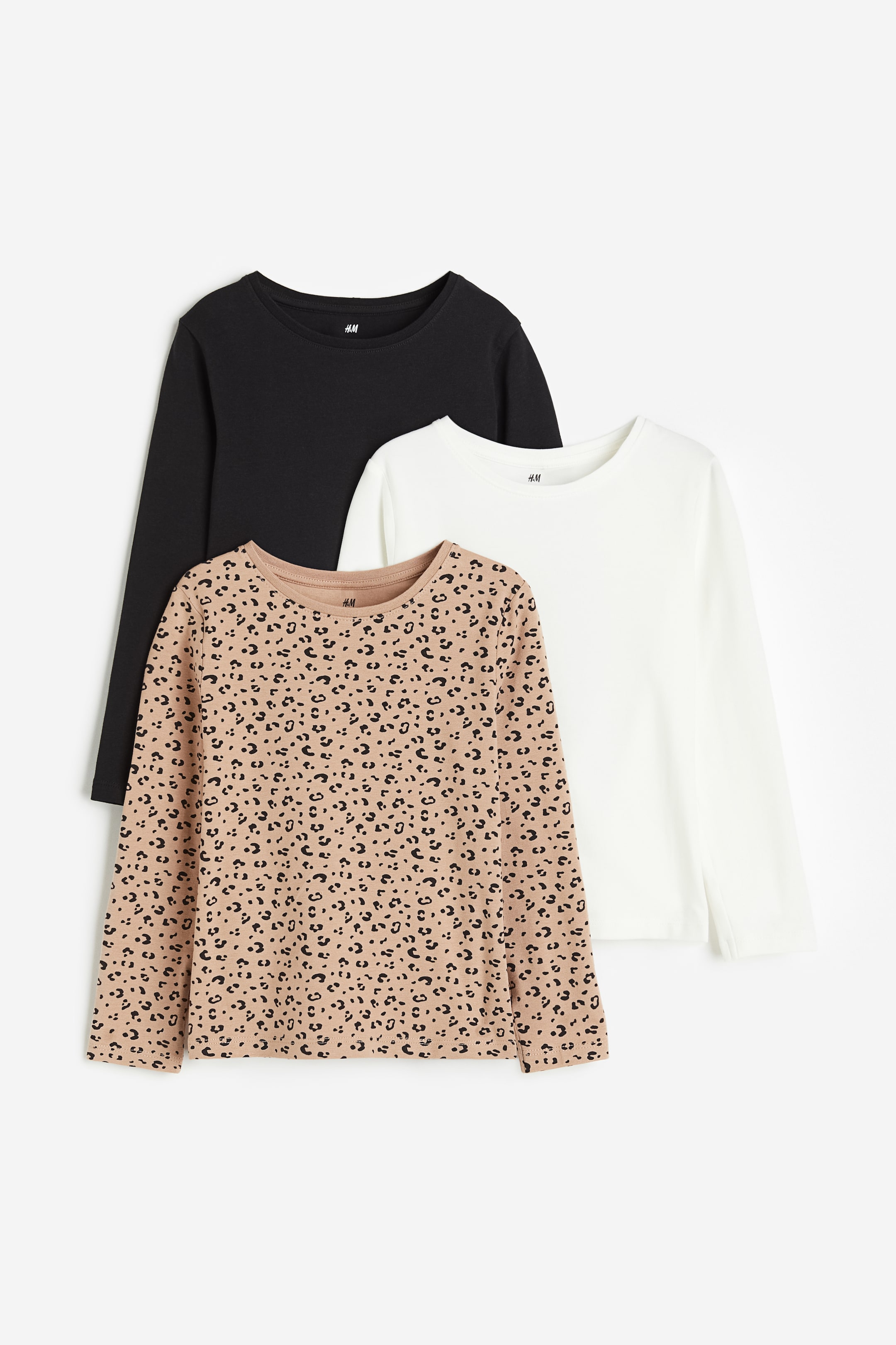 3-pack Long-sleeved Tops