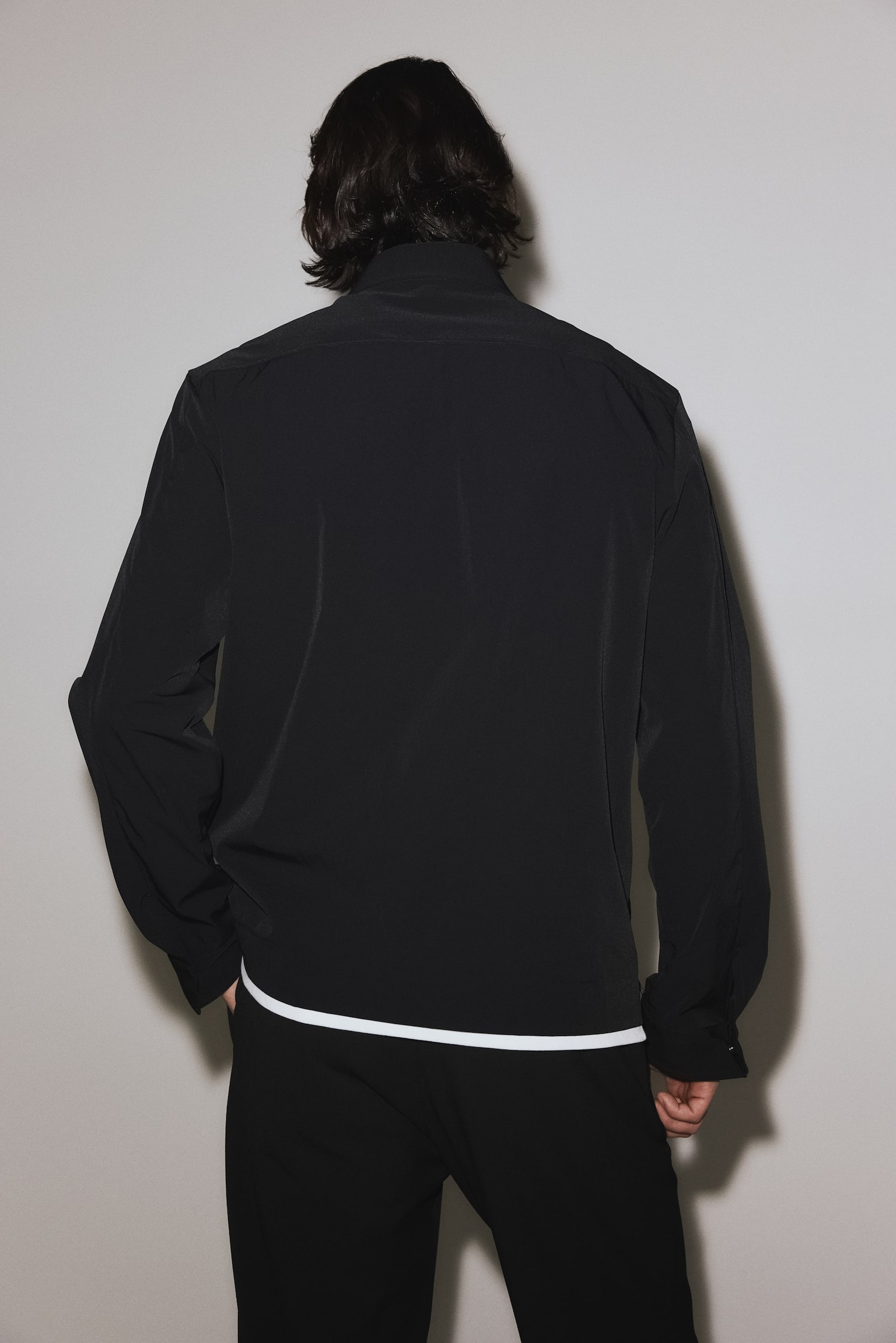 Водовідштовхувальна верхня сорочка - Чорний - 9