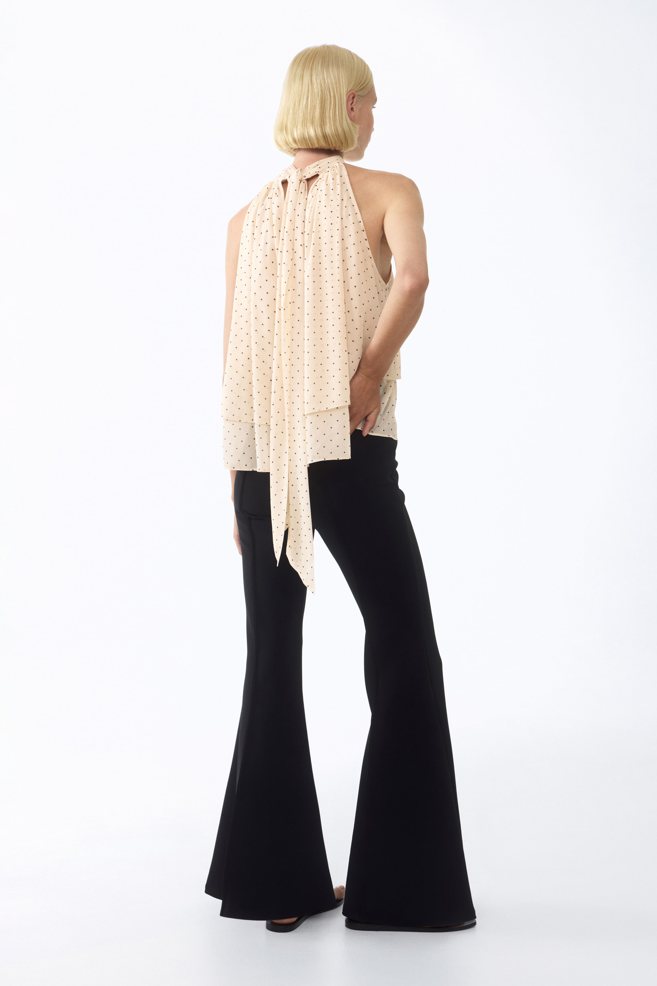Женские топы H&M Tiered Tie-Detail Top — фото 5