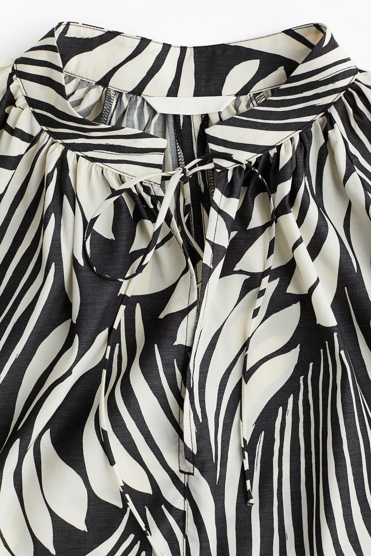 H & M Tiered cape-detail dress main image 1