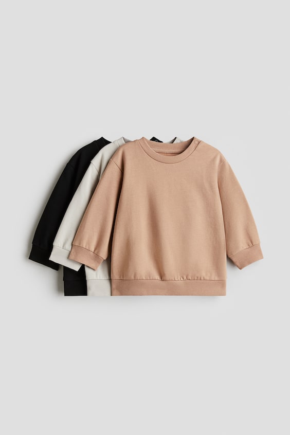 Детские худи H&M 3-pack Cotton Sweatshirts