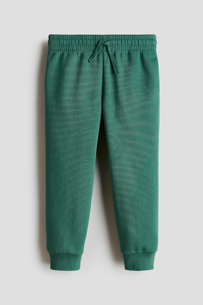 Pantalon jogging à l'intérieur brossé - Vert/Bleu foncé/Noir/Gris clair chiné/Rouge foncé/Beige/Bleu marine/Bleu ancien/Turquoise foncé/dinosaures - 1