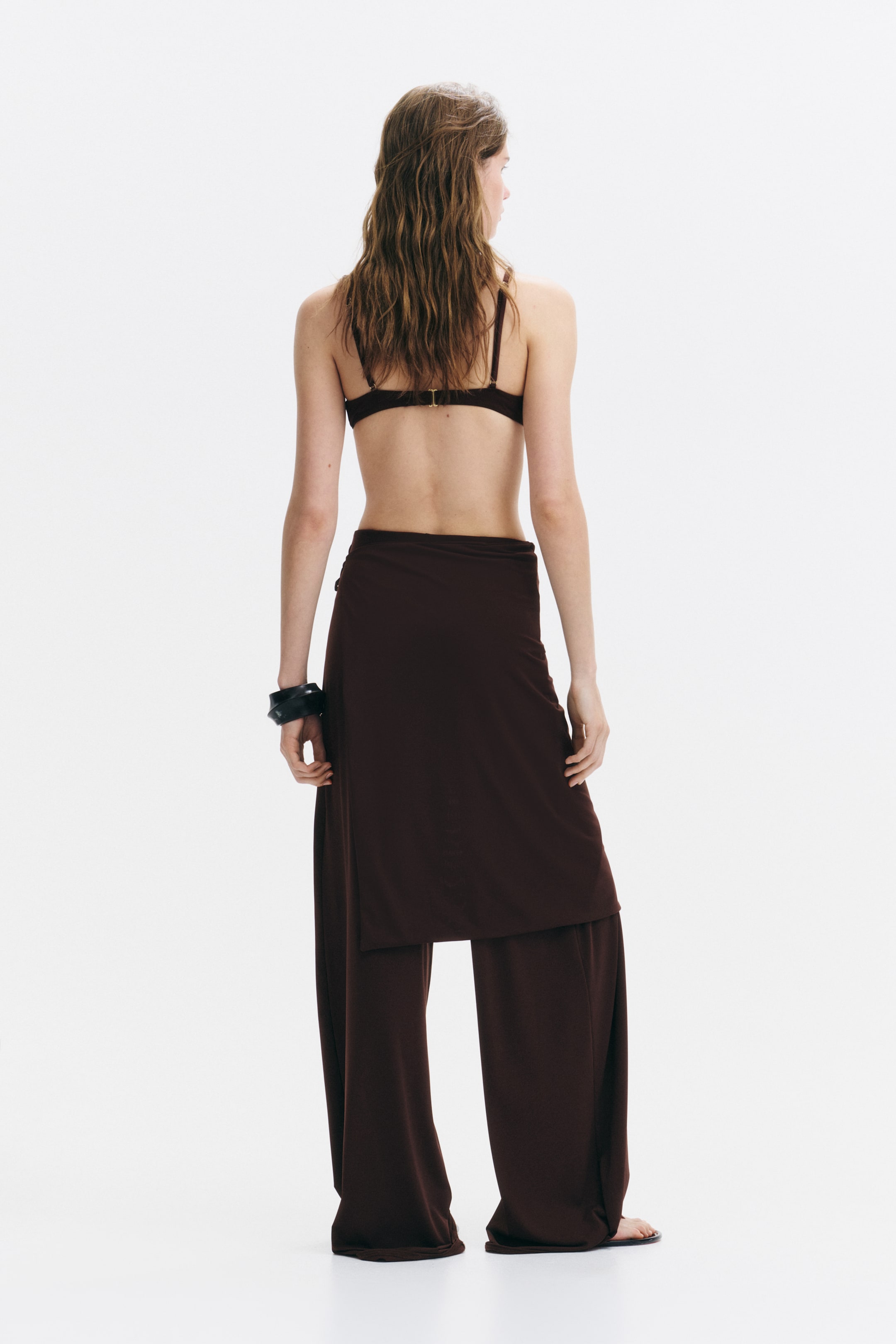 Pants with Layered Skirt
