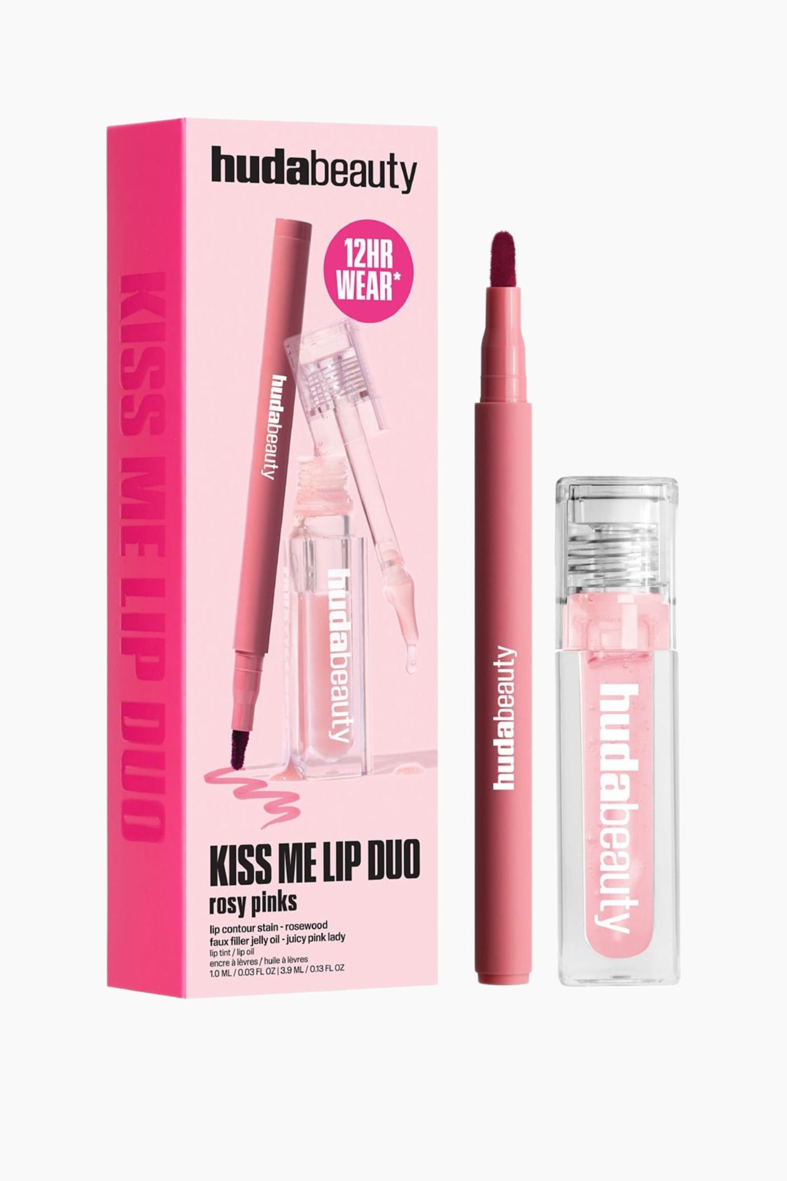 Kiss Me Lip Duo Rosy Pinks Set - Rosy Pinks