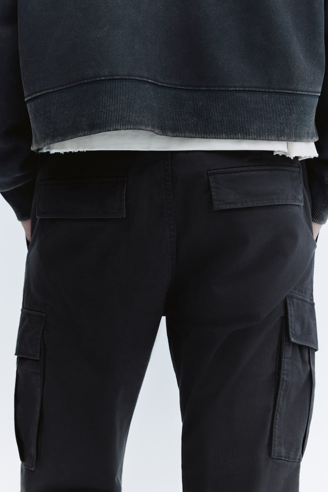 Slim-Fit Cargo Pants-Dark gray - 5