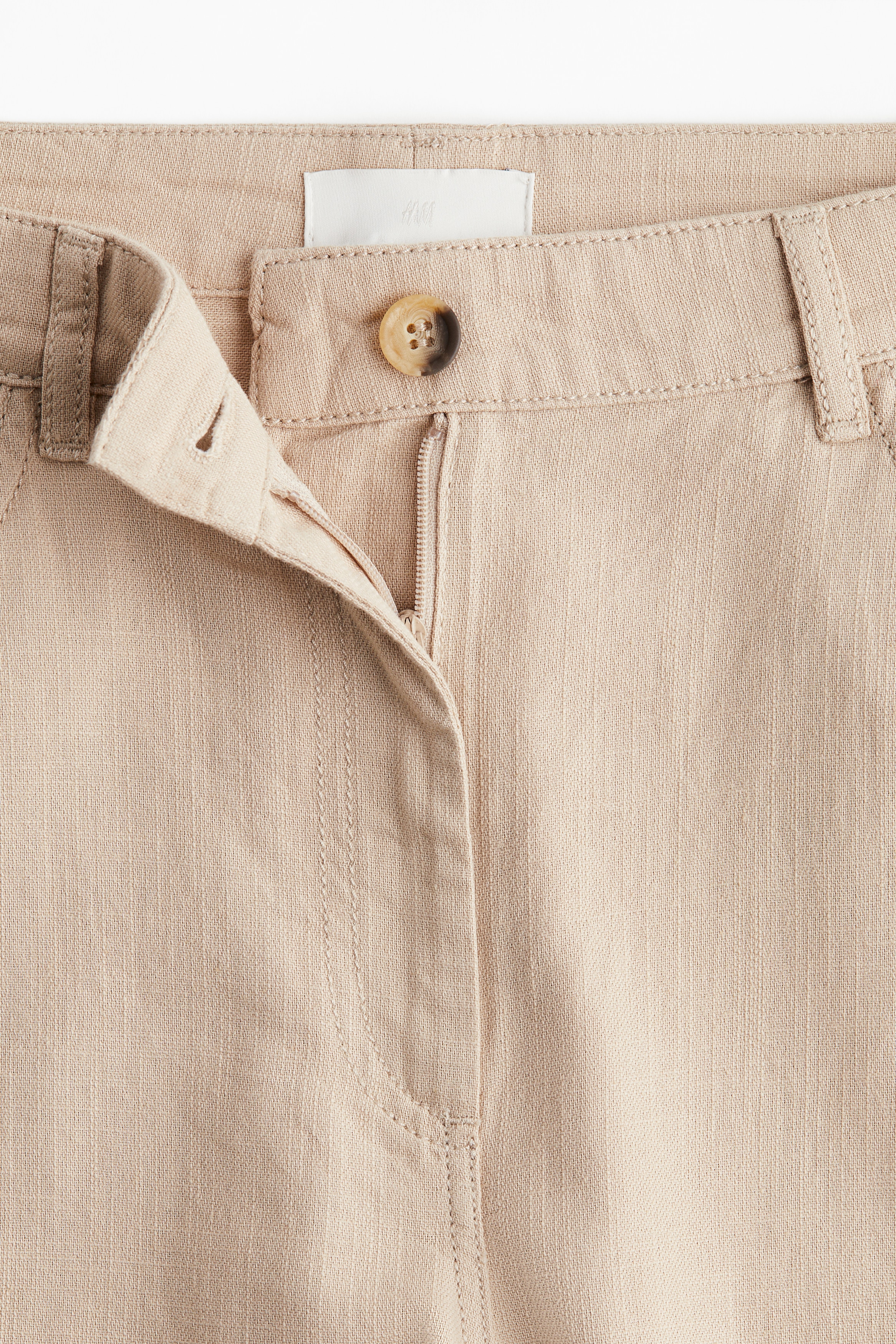 Wide cotton trousers