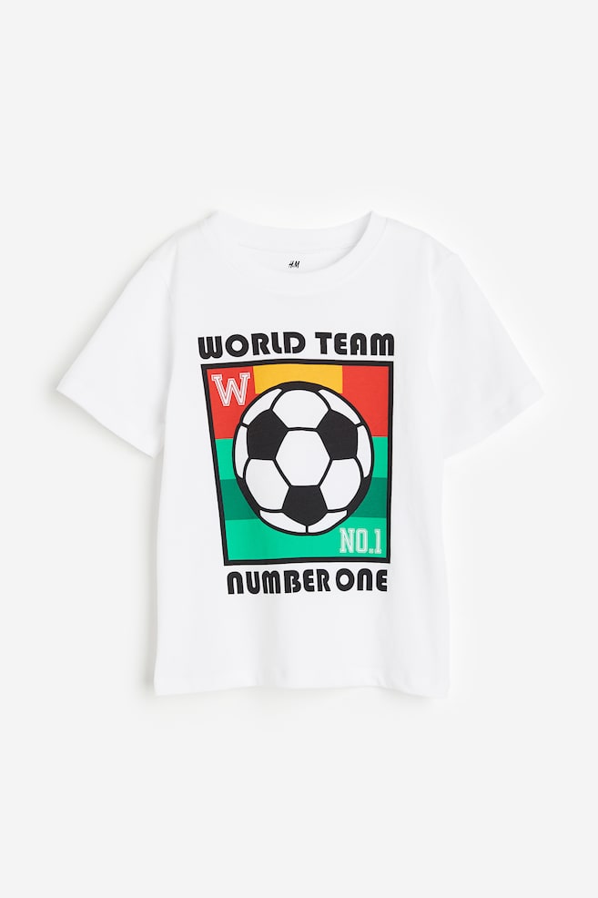 Cotton T-shirt - White/Football/White/Dinosaurs/Orange/Tiger/Black/Cyclist/dc/dc/dc/dc/dc/dc/dc/dc/dc/dc/dc - 1